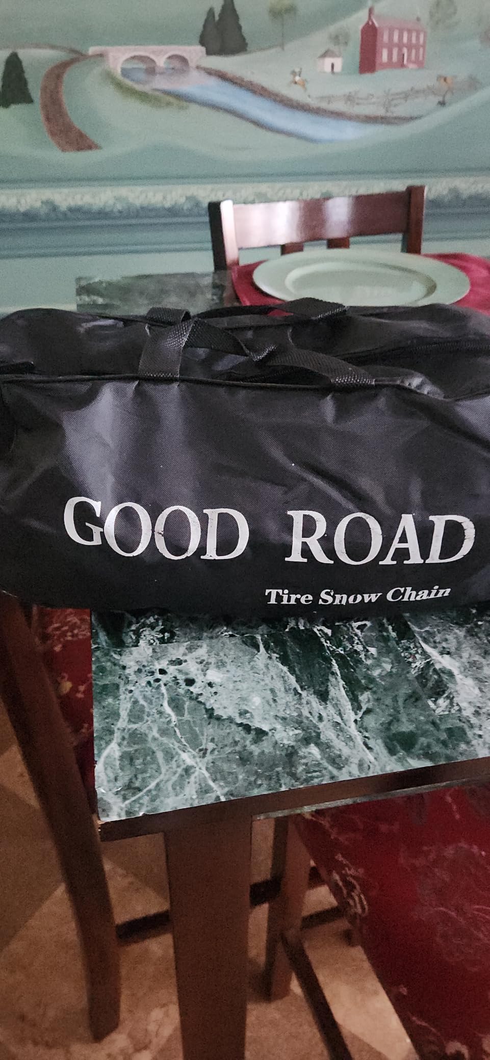KYX Snow Tire Chains for Car/SUV/Pickup, Adjustable Universal Emergency Alloy Steel Snow Chains for Off-road SUV Car Tires 185 195 205 215 225 235 245 255-6PCS customer photo 1