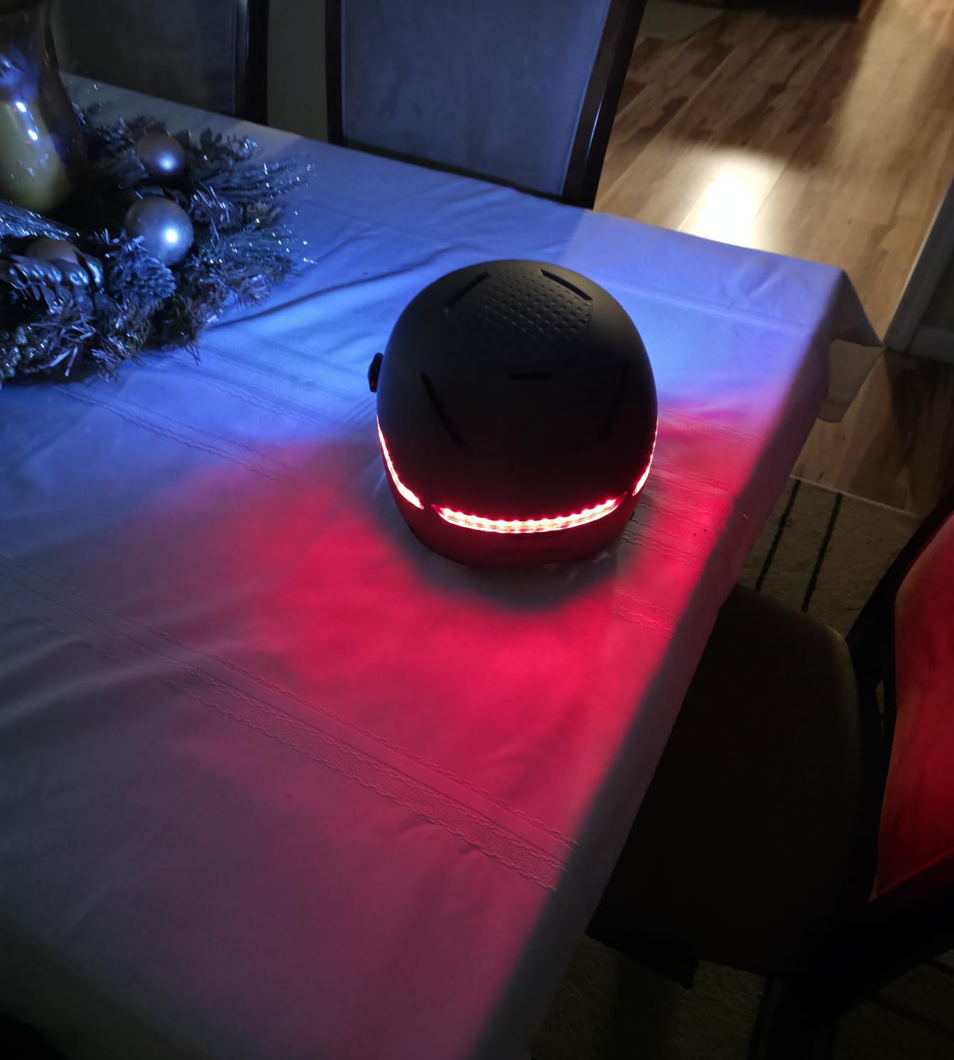 ILM Smart Adult Bike Helmet Front Side Rear LED Light Automatic G-Sensor Turn Signal & Brake Warning Road Cycling Model MB101L customer photo 1
