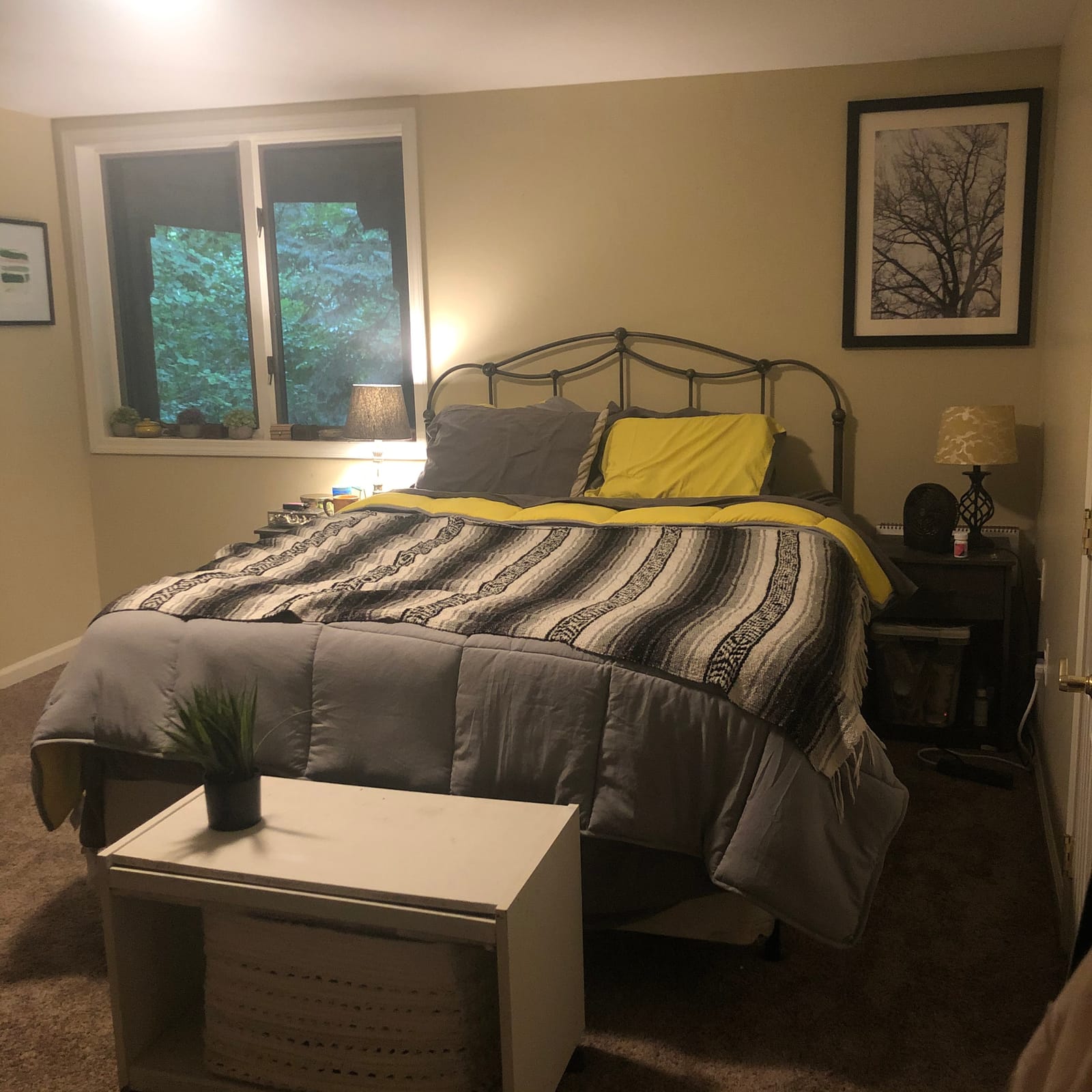APSMILE Goose Feather Down Fibers Comforter Queen Size, 90x90 Inch | Organic Cotton Duvet Insert, All Season Warmth, Baffle Box, Quill-Free Soft Fluffy Hotel Bed Comforter, Ivory White customer photo 1