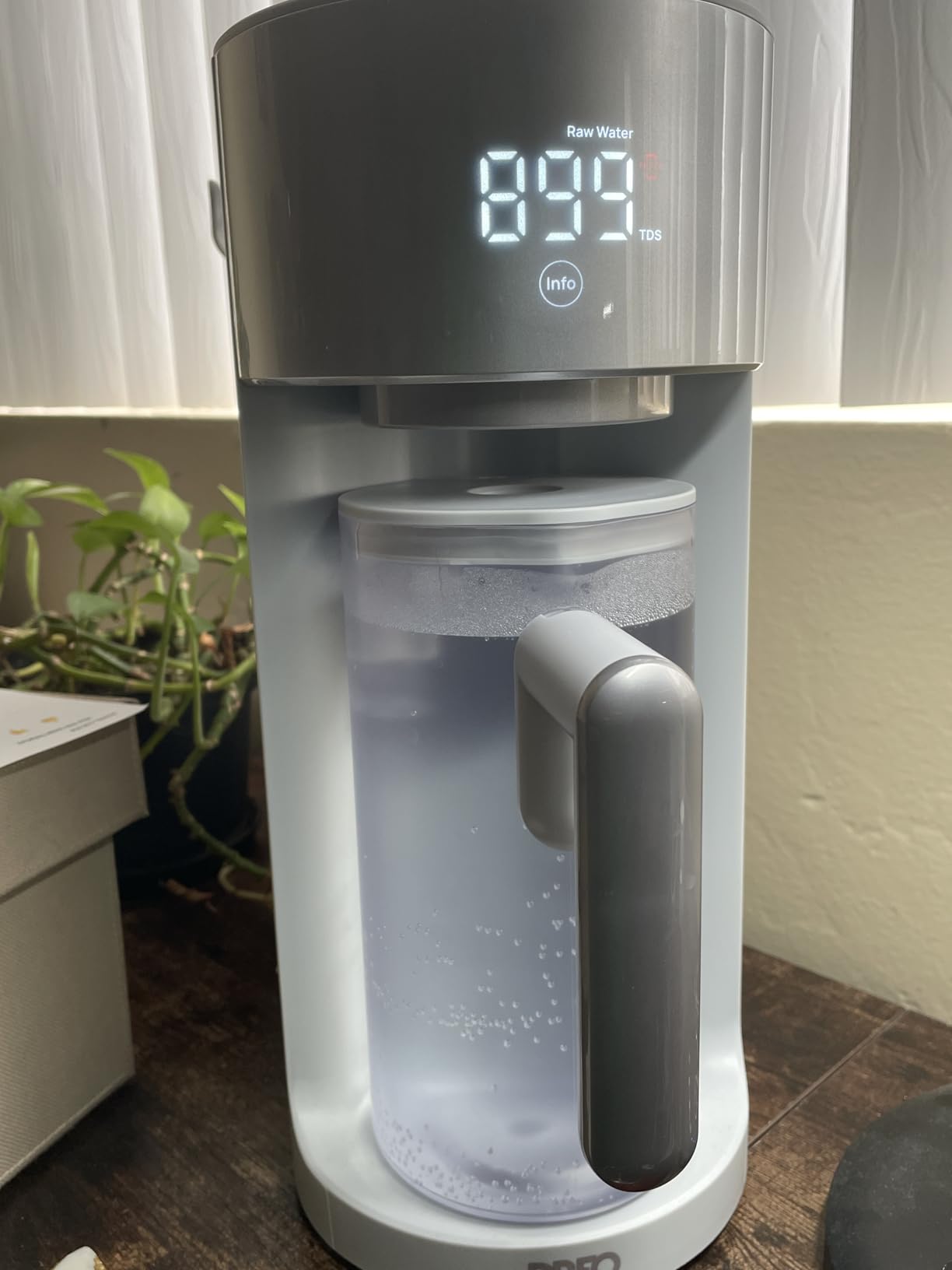 DREO Reverse Osmosis Water Filter Countertop, RO Filtration System, 3:1 Pure to Drain, TDS & Filter Life & 2 Autofill Pitchers, Install-Free, Self-Cleaning Water Purifier customer photo 1
