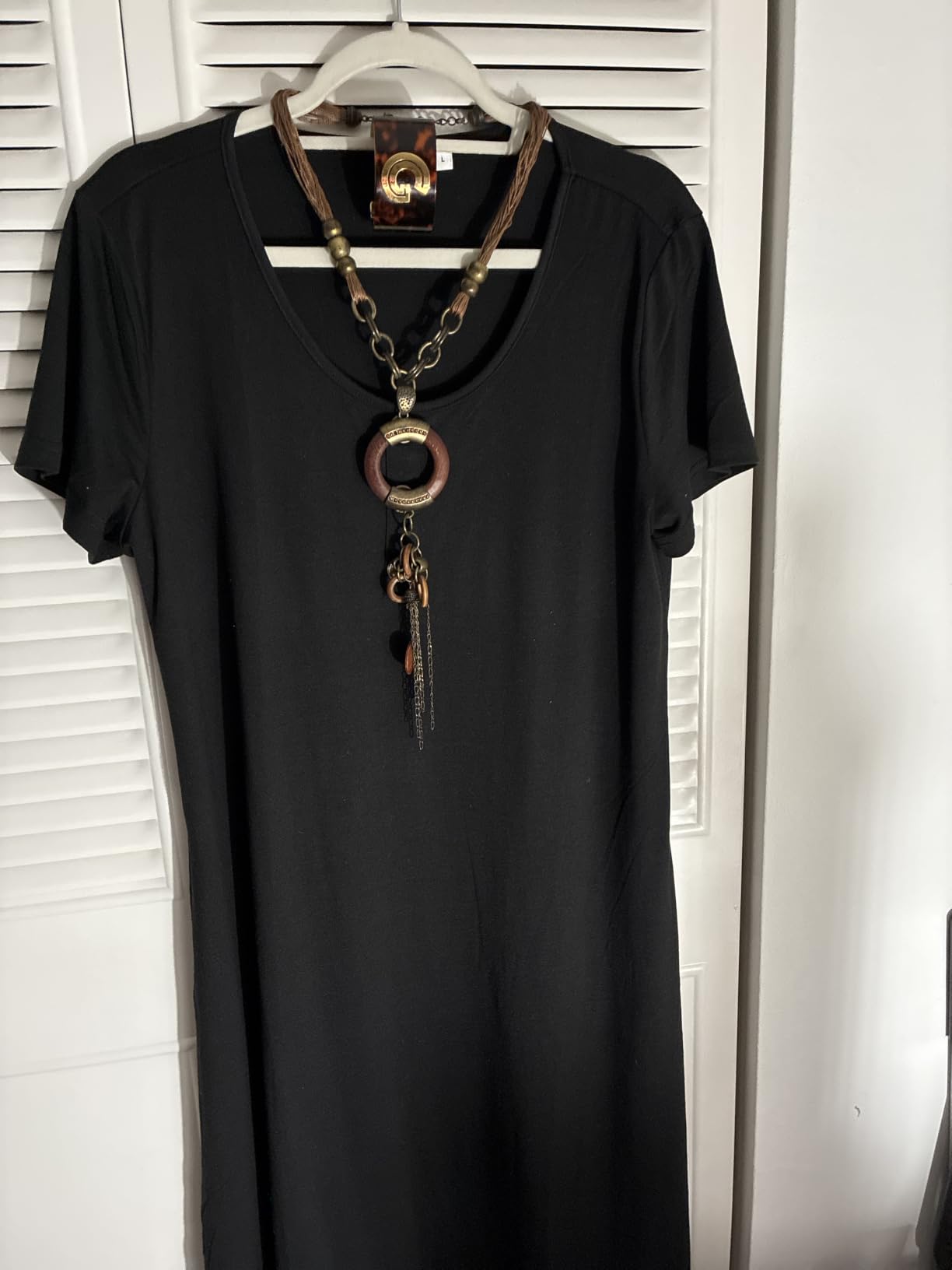 OFEEFAN Summer Dresses for Women 2026 Casual Midi Dresses Beach Vacation Outfits Tshirt Dress with Pockets Resort Wear customer photo 2