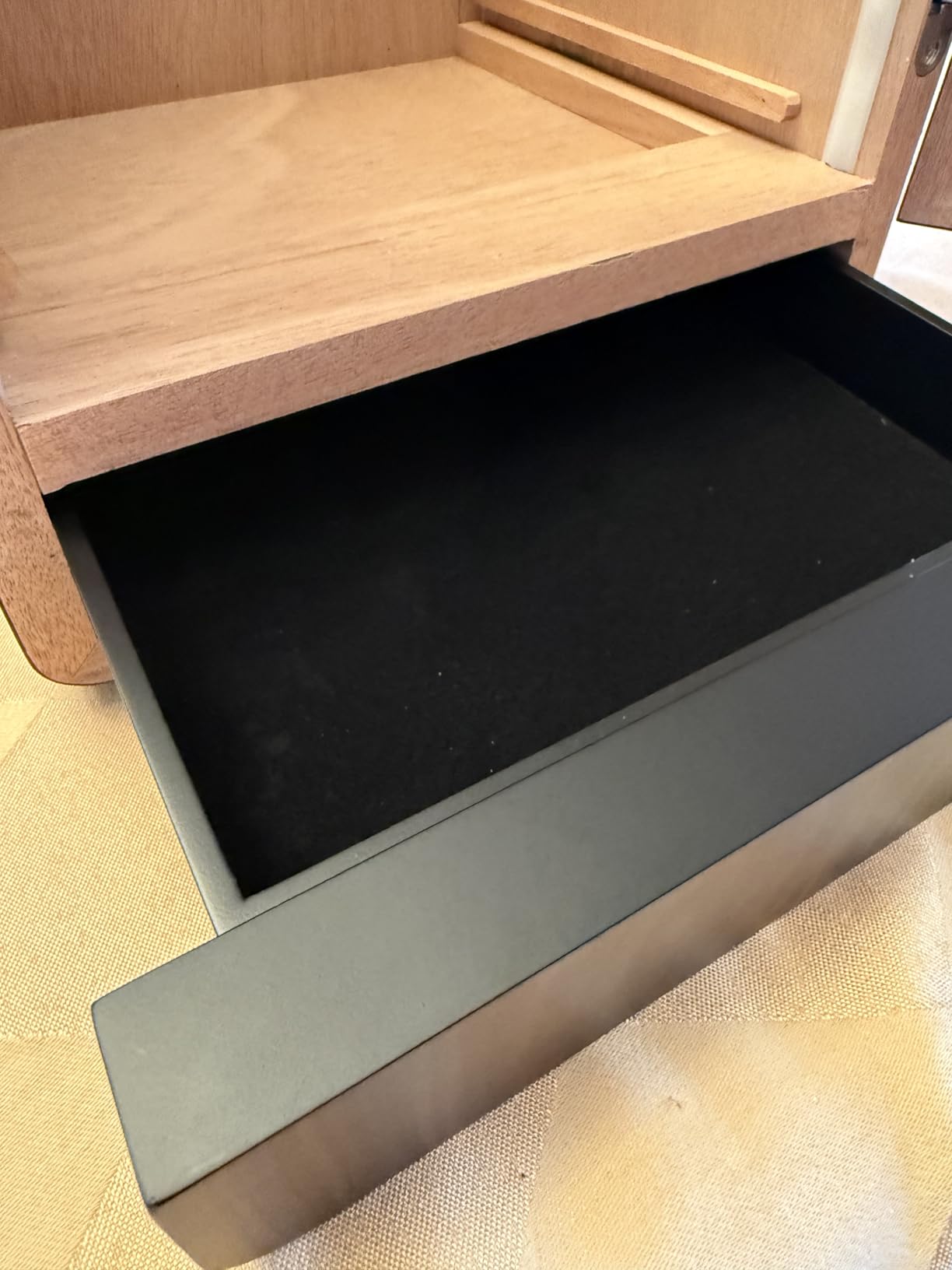 Flauno Electric Cigar Humidor Cabinet with Dual-Fan Air Circulation System, Spanish Cedar Wood, Digital Hygrometer customer photo 1
