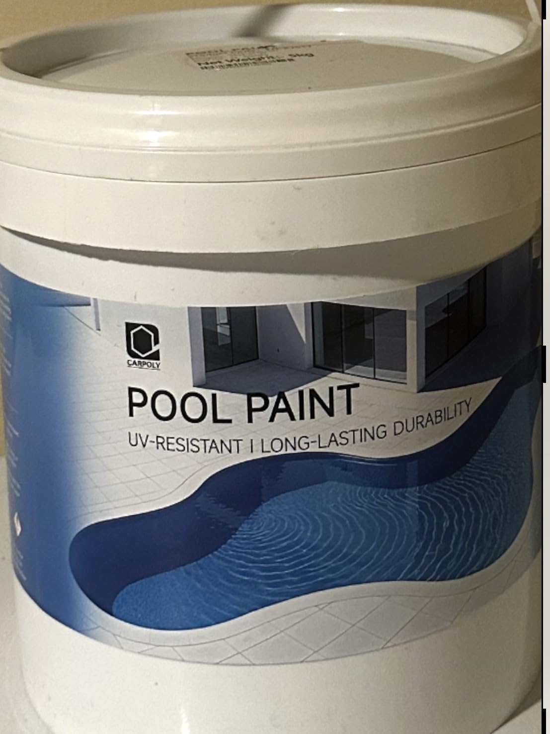 Pool Paint, Waterproof Swimming Pool Coating for Concrete Pools, Fiberglass Pools & Pool Decks, Water-Based Protective Finish, UV Resistant, Long-Lasting Pool Restoration Paint, Blue, 138 Fl Oz customer photo 2
