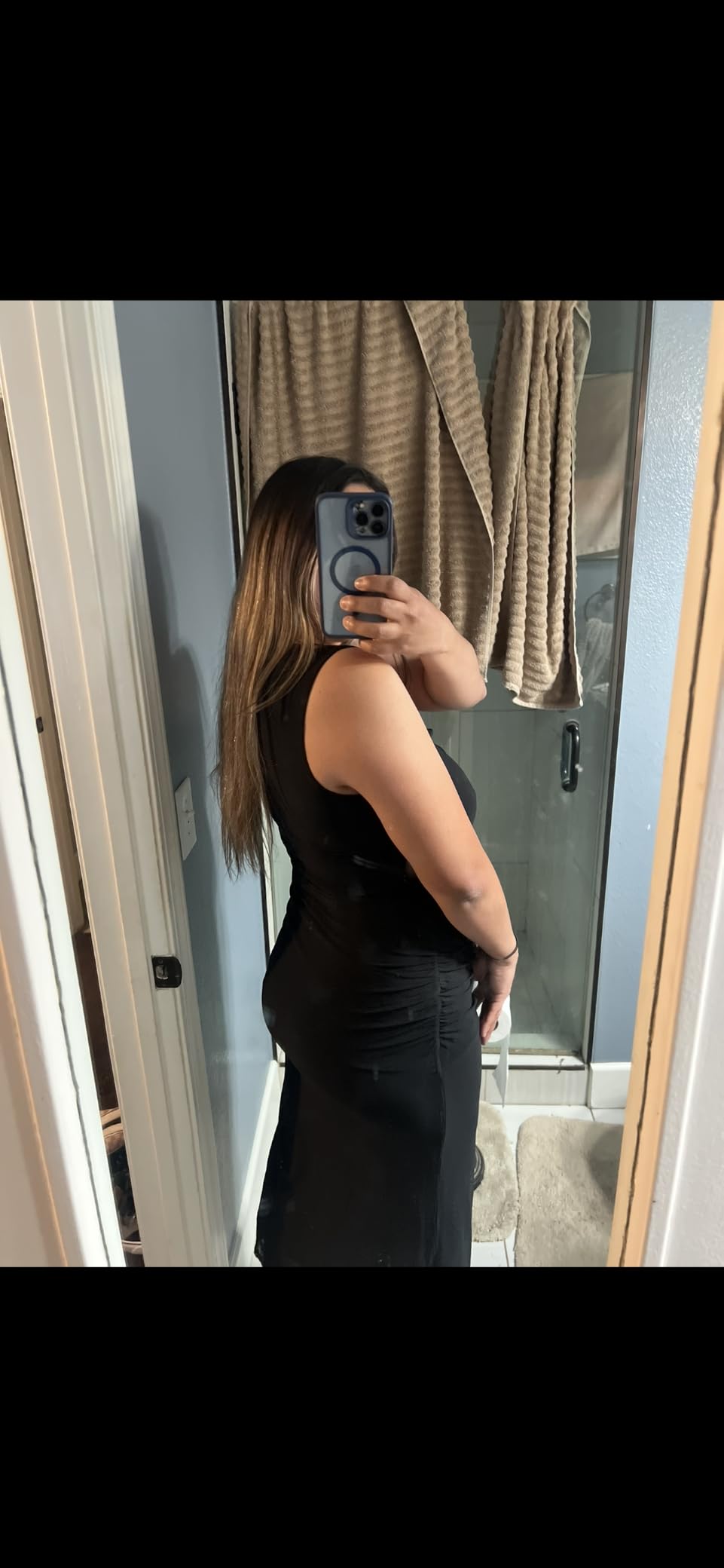 REORIA Summer Wedding Guest Maxi Dresses for Women | Sleeveless, Square Neck, Sheer Mesh, Ruched, Slim, Bodycon, Formal, Elegant Long Dress, Cocktail, Club Nightout, 2026 Trendy Clothes customer photo 1
