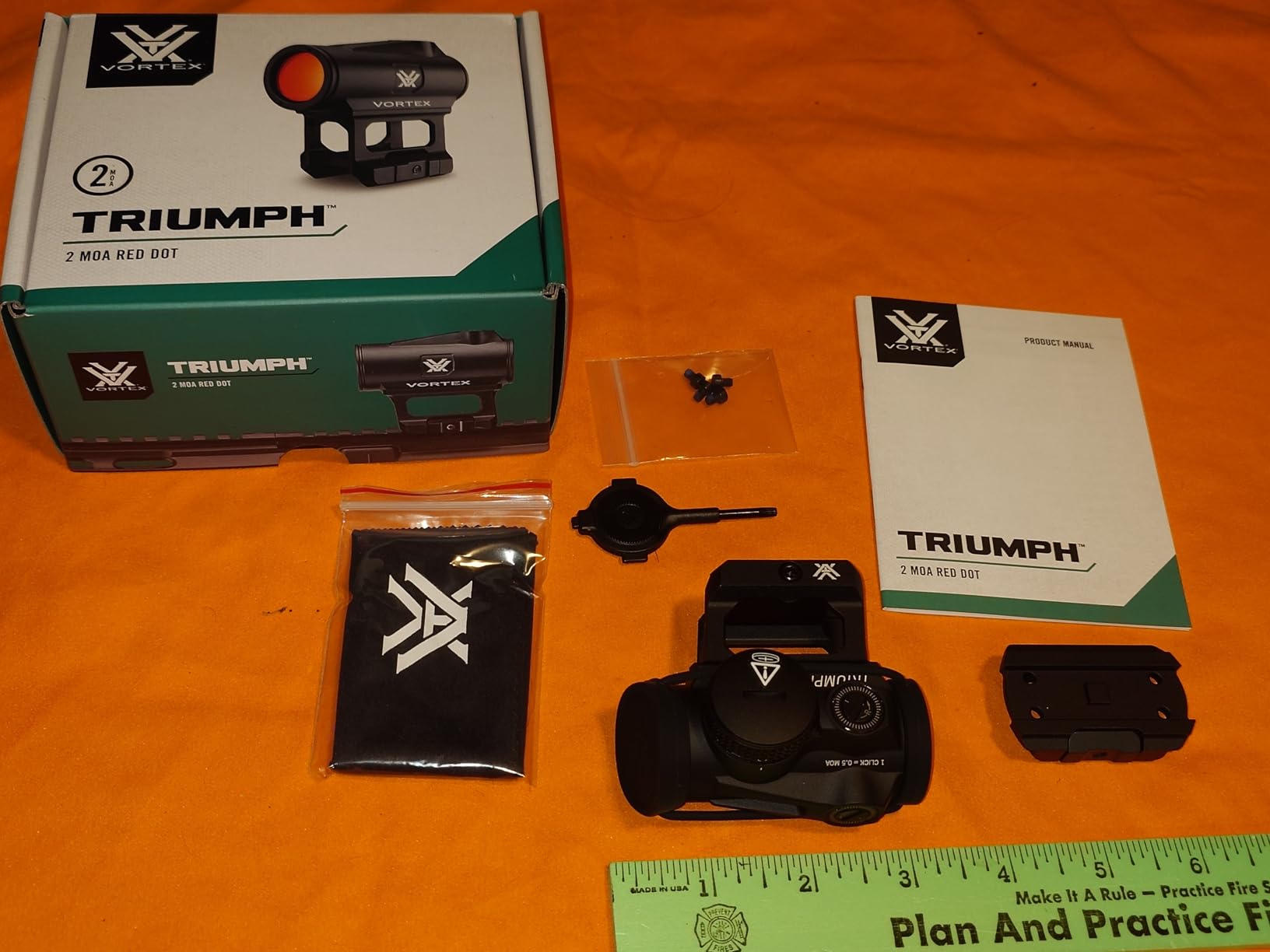 Vortex Triumph 2 MOA Red Dot Sight | Motion Activation With Auto-Shutoff, Multi-Height Mount System, NV Compatible - Unlimited, Unconditional Warranty customer photo 1