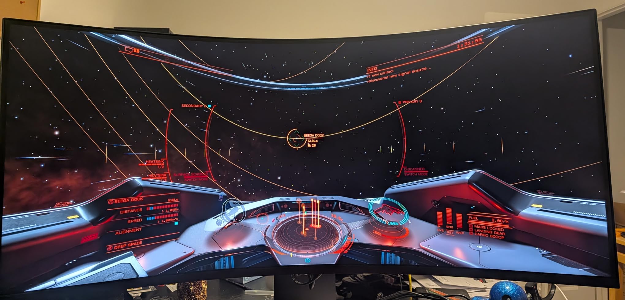 LG 52G930B-B 52-inch Ultragear evo G9 5K2K (5120x2160) Curved Gaming Computer, 240Hz, 1ms, AMD FreeSync Premium, VESA DisplayHDR 600, DP 2.1, HDMI 2.1, USB-C 90W PD, Tilt/Height/Swivel Stand, Black customer photo 2