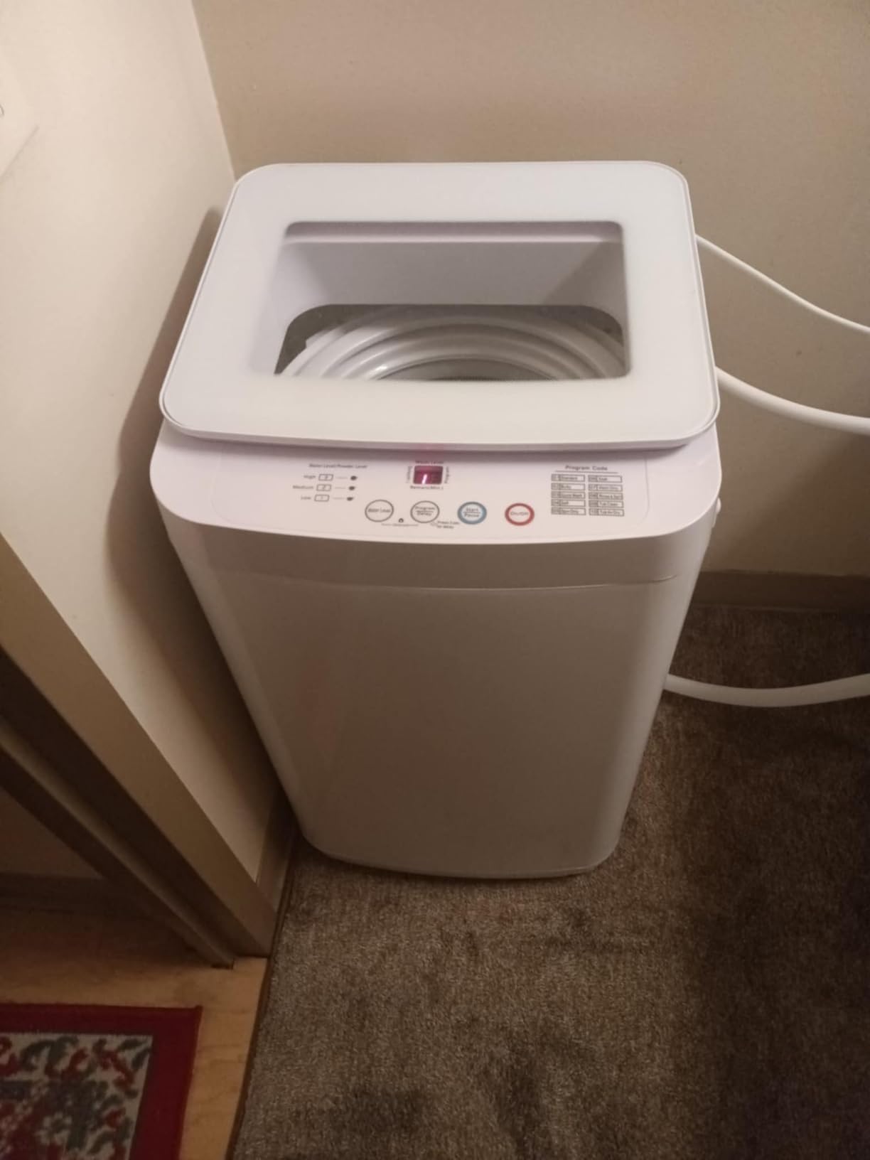 Auertech 35 lbs Washing Machine, Fully Automatic Portable Washer with LED Display, 12 Wash Cycles, 8 Water Levels, Large Capacity Washer and Spin Dryer Combo with Drain Pump for Apartment, Home customer photo 2
