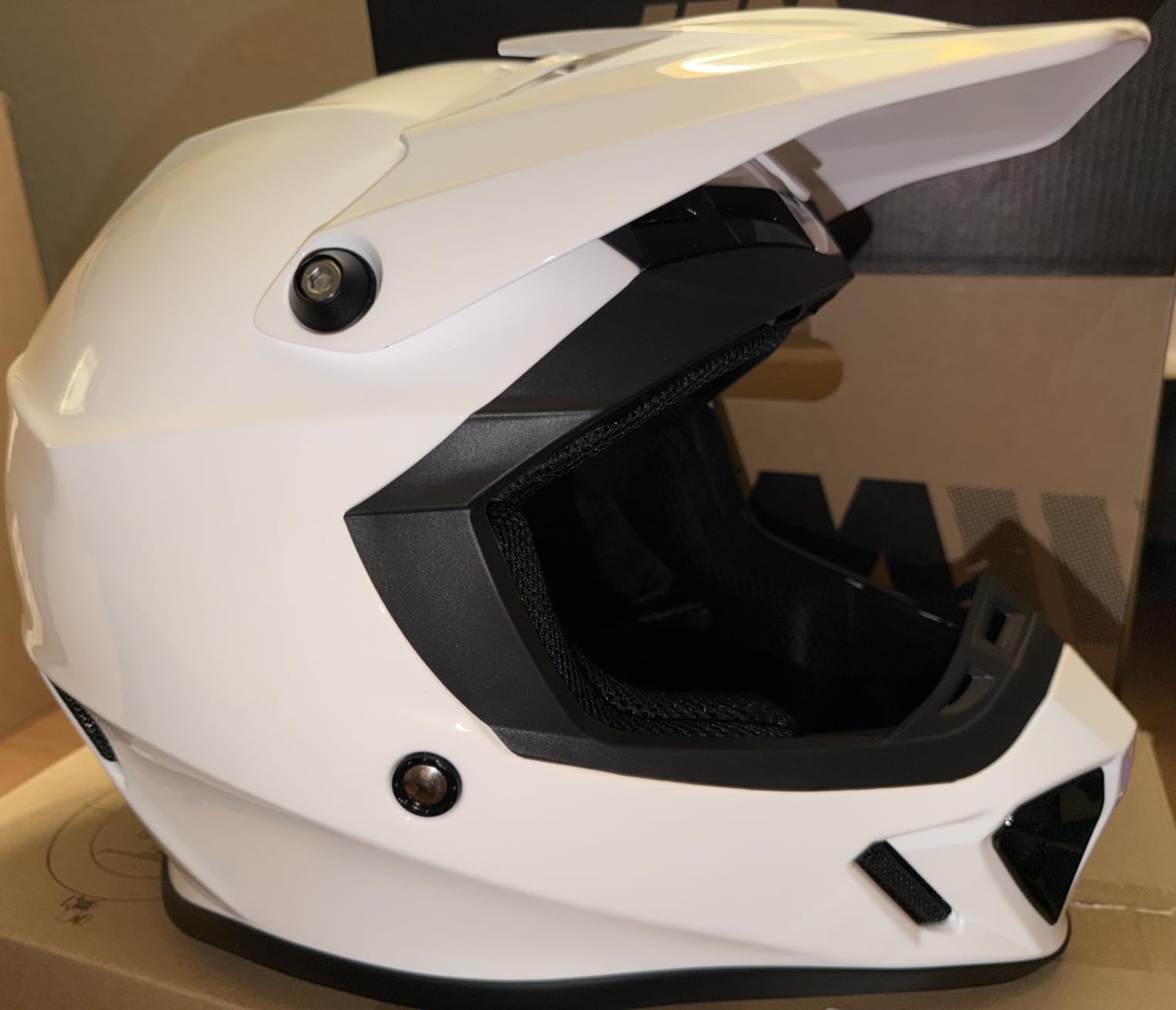 LEM Dirt Full Face Motorcycle Helmet Adult DOT Certified Motocross Helmet for Off-Road ATV BMX UTV, Fiberglass, Triple Series customer photo 1