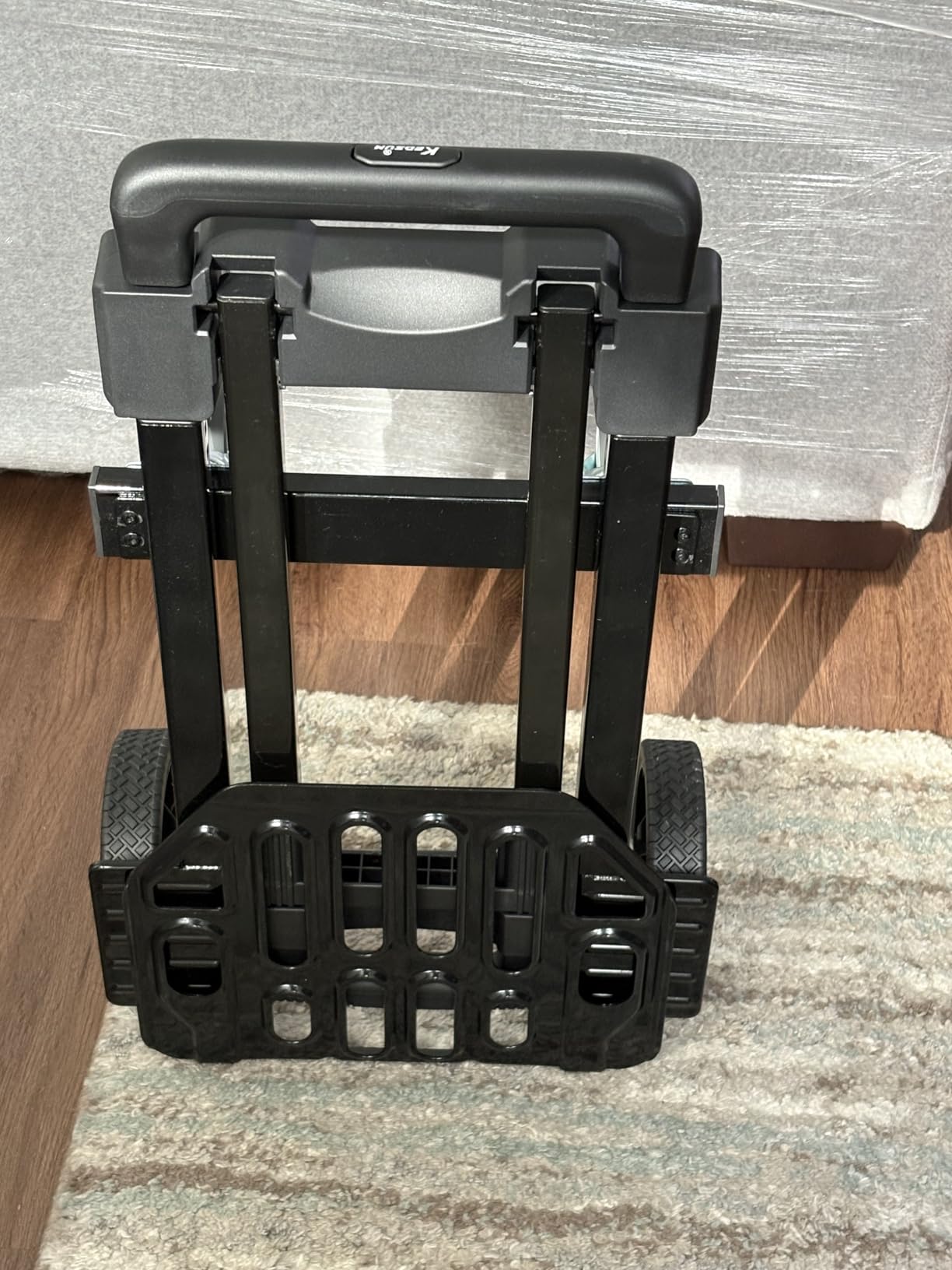 SIMPLI-Magic 2-in-1 Convertible Hand Truck & Dolly - 800 lb Capacity Heavy Duty Folding Platform Cart customer photo 1