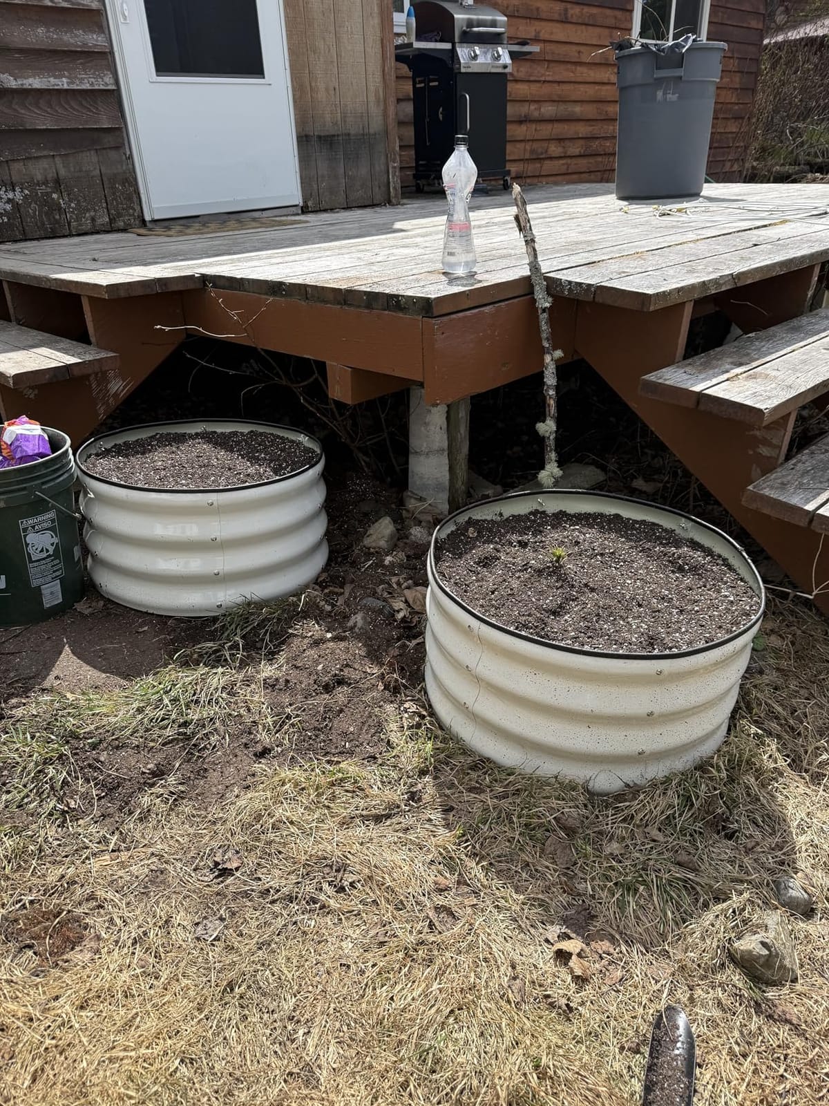 COMHOMA 2 Pack Planter Box with Trellis and Wheels, 48In Elevated Raised Garden Bed, Drainage Holes, Outdoor Lattice for Climbing Flowers, Vegetables, Patio Balcony, Brown customer photo 2