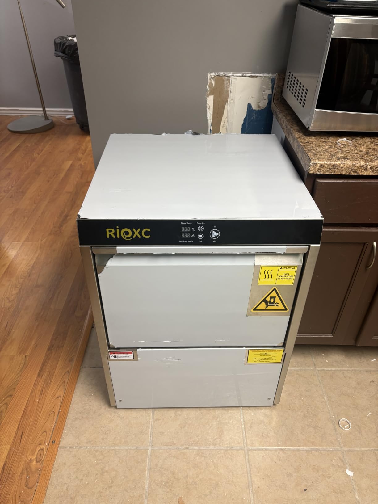Commercial Dishwasher, High-Temp Undercounter Dishwasher, 40 Racks/Hr, 208-240V, Stainless Steel, CSA & ETL Certified for Restaurant, Bar & Cafe customer photo 1
