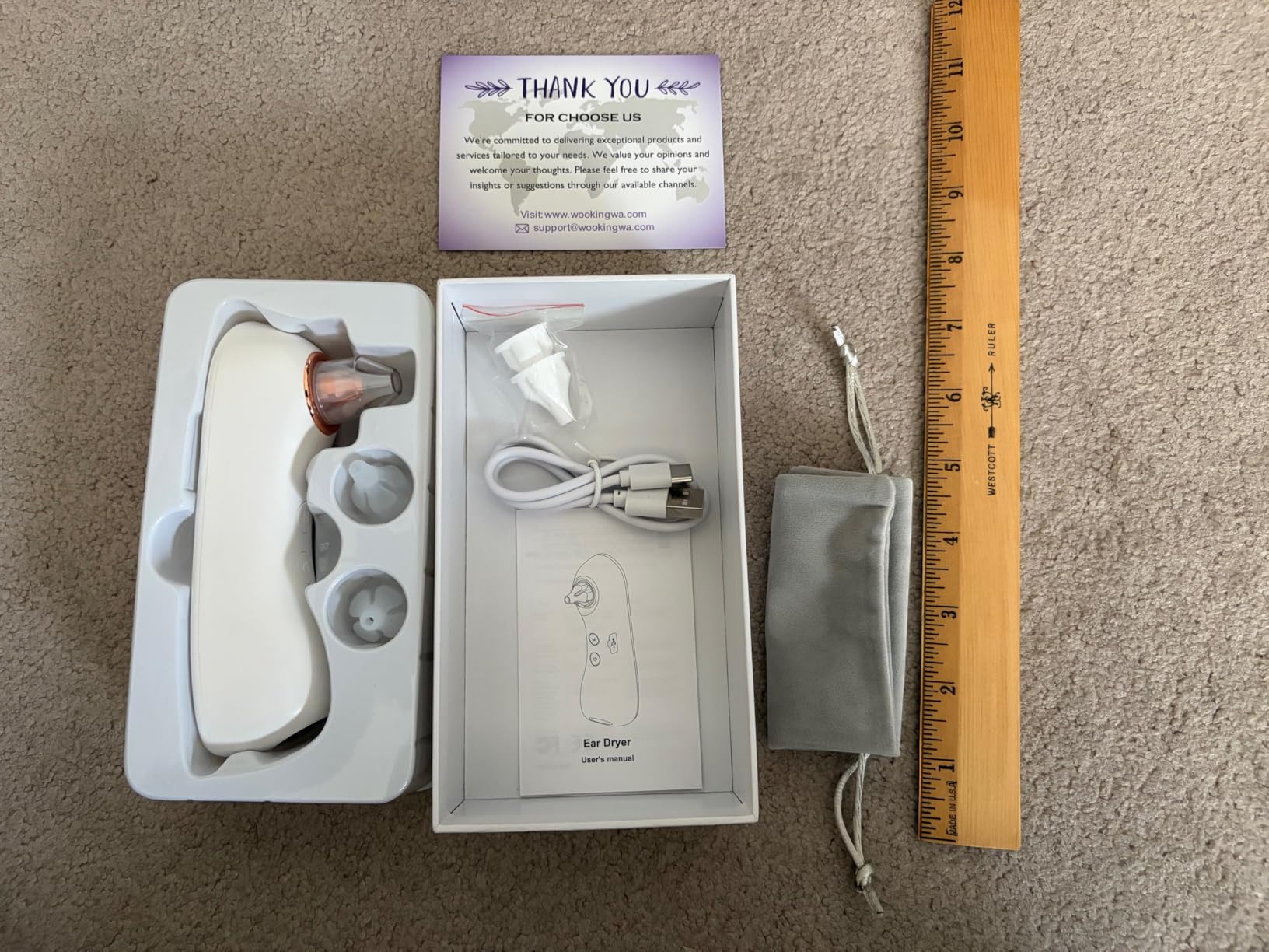 Ear Dryer for Swimmer with 3 Tips, Ear Pressure Relief and Hearing Aid Use | Suitable for Swimmers, Divers, Spa Enthusiasts, Showering, Water Sports, Surfing, Scuba customer photo 1