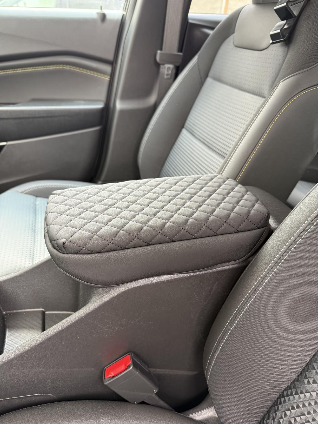 Shademax Center Console Cover for Cadillac Escalade 2021-2026 Accessories Armrest Cover Center Console Pad Leather Armrest Seat Box Cover Protector customer photo 2