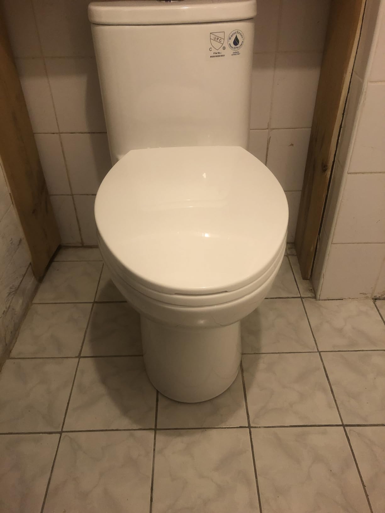 Sonderzone Elongated One Piece Toilet for Bathroom, Modern 17.3