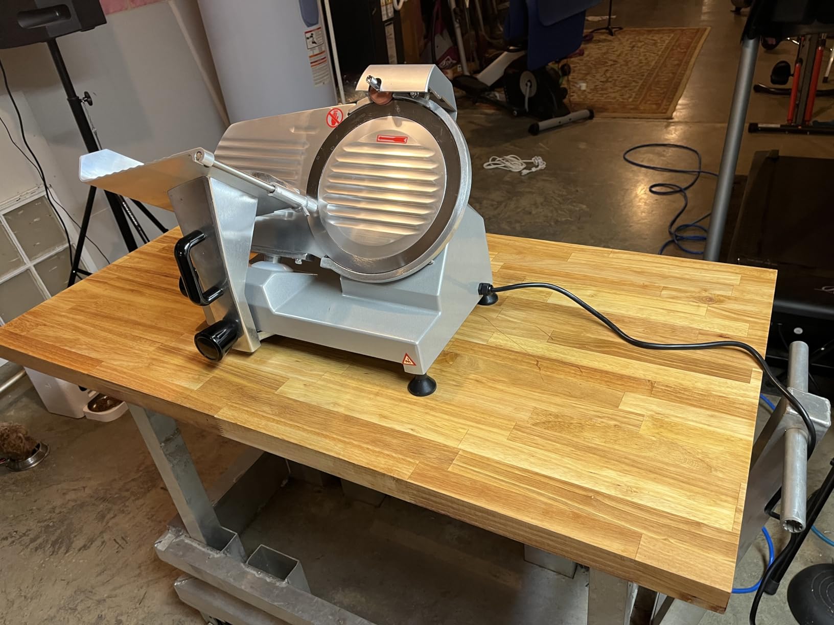 VEVOR Commercial Meat Slicer, 320W Electric Deli Food Slicer with 12