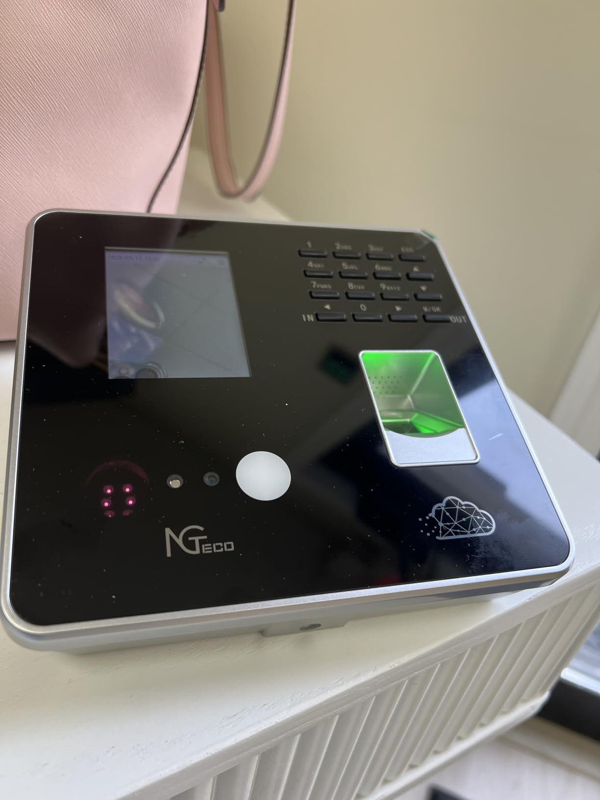 NGTeco Cloud-Based Time Clock for Small Business, 2.4GHz WiFi Attendance Machine with Remote Access, Free Software & iOS/Android App, Employee Punch Card System with RFID Cards, No Monthly Fee customer photo 1
