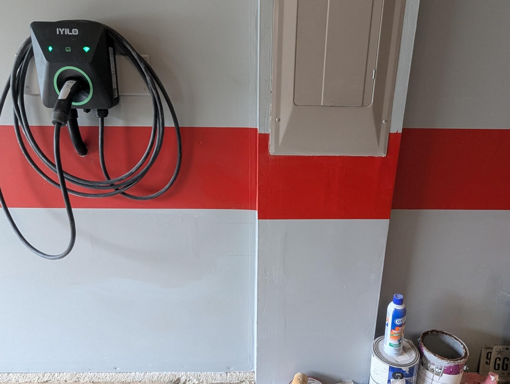 Level 2 EV Charger for Tesla, 48Amp/11.5KW, UL 2594/ETL/Energy Star | NACS(J3400) Wall Supports Power Sharing & Dynamic Load Balancing, Temp Sensors, WiFi Smart APP, Scheduled Charging, Hardwired customer photo 2