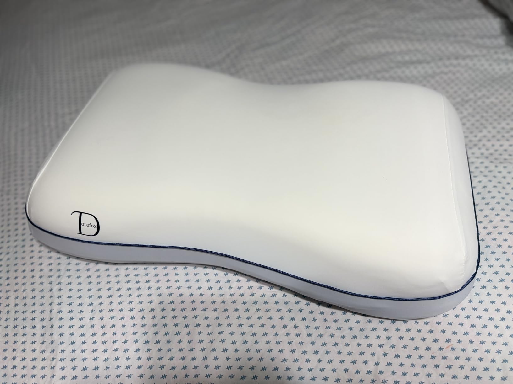 Cervical Neck Pillow, Adjustable Memory Foam for Neck Support, 3-Level Height, Ergonomic Support, CertiPUR-US Foam, Breathable Cover customer photo 1