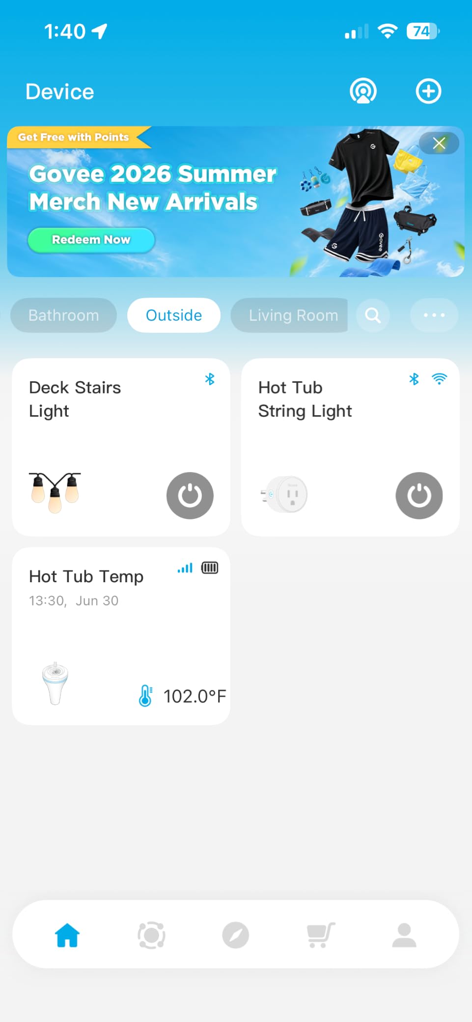 GoveeLife Smart Wireless Pool Thermometer P2, with App Easy Read | Digital Pool Thermometer Floating, IP68 Waterproof, 1082ft Range, APP/Buzzer/Email Alarm, for Swimming Pool/Cold Plunge/Pond customer photo 2