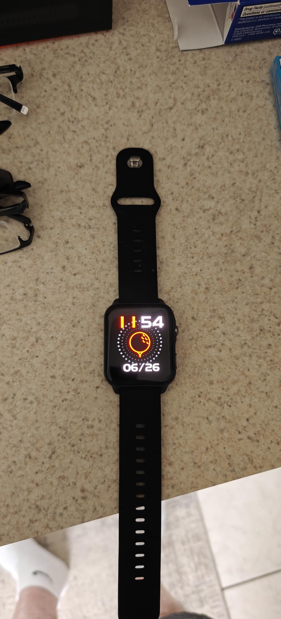 NAVO W1 Golf GPS Watch - Front, Middle & Back Distances, Hazard Tracking, No Subscription customer photo 1
