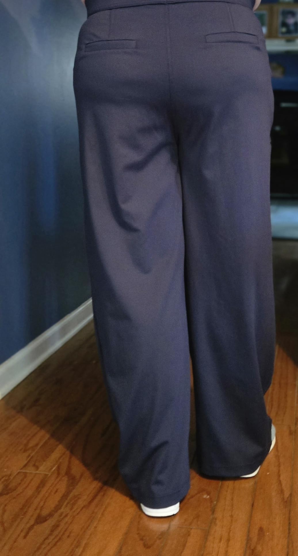 Women's Work Pants/Office Trousers - High-Waisted, Straight Leg, Stretchy, Breathable, Wrinkle-Resistant Business Casual Work Pants with Pockets customer photo 2