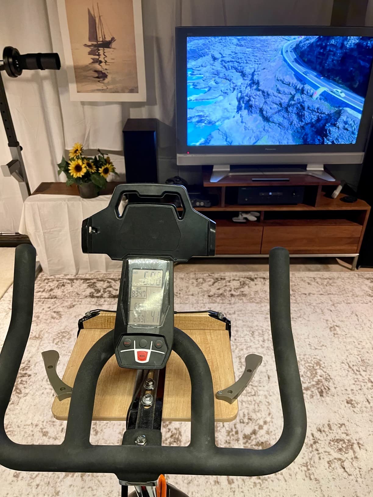 YOSUDA PRO Magnetic Exercise Bike 350 lbs Weight Capacity | Indoor Cycling Bike Stationary with Comfortable Seat Cushion, Silent Belt Drive customer photo 2