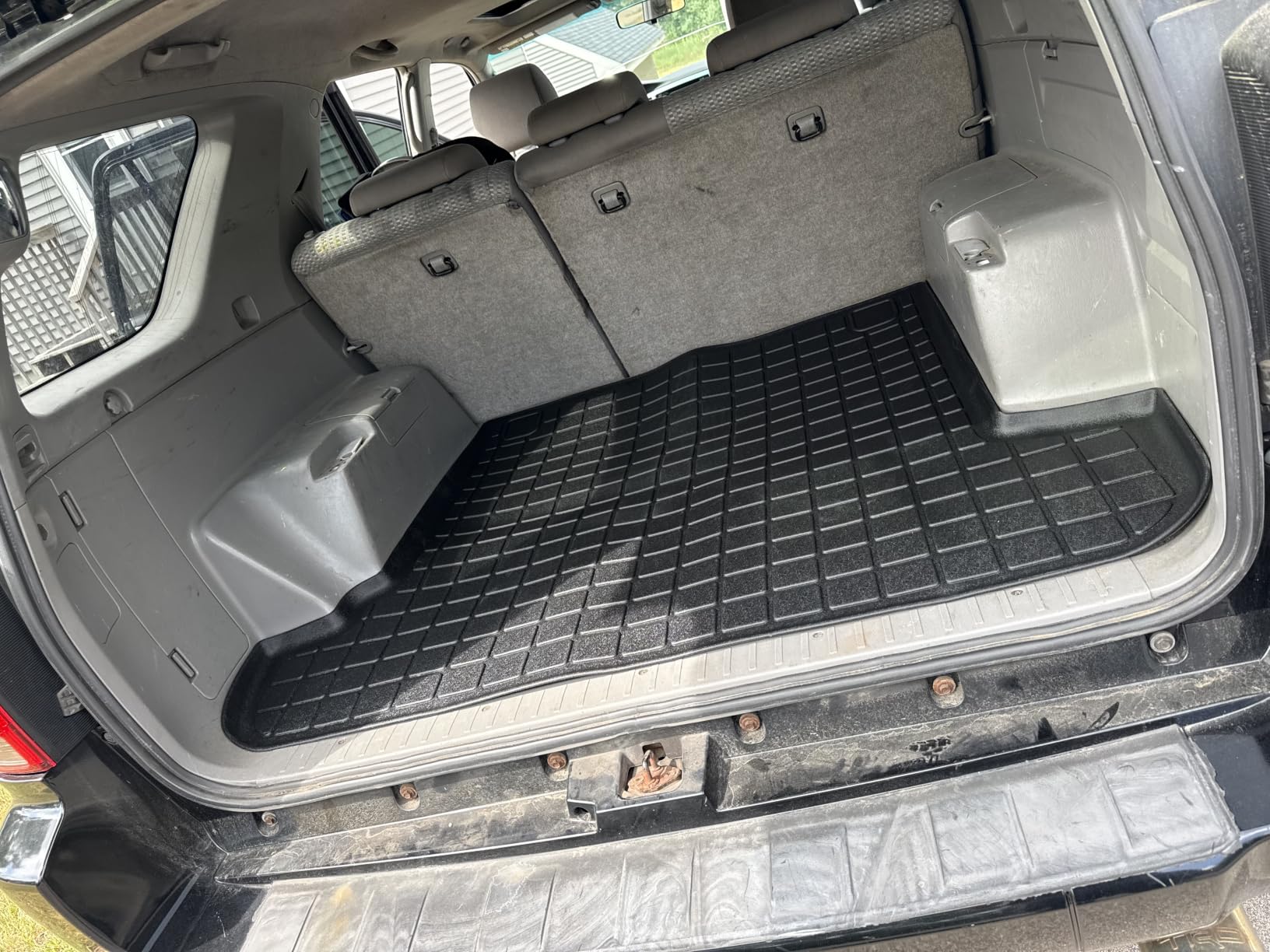 All Weather Floor Mats Trunk Mat for Mercedes Benz GLE 2020-2026 350/450/580/AMG 53/AMG63 S 5seat (Not Coupe) TPE Rubber Liners GLE Odorless Anti-Slip Floor mat Cargo mat-Black customer photo 2