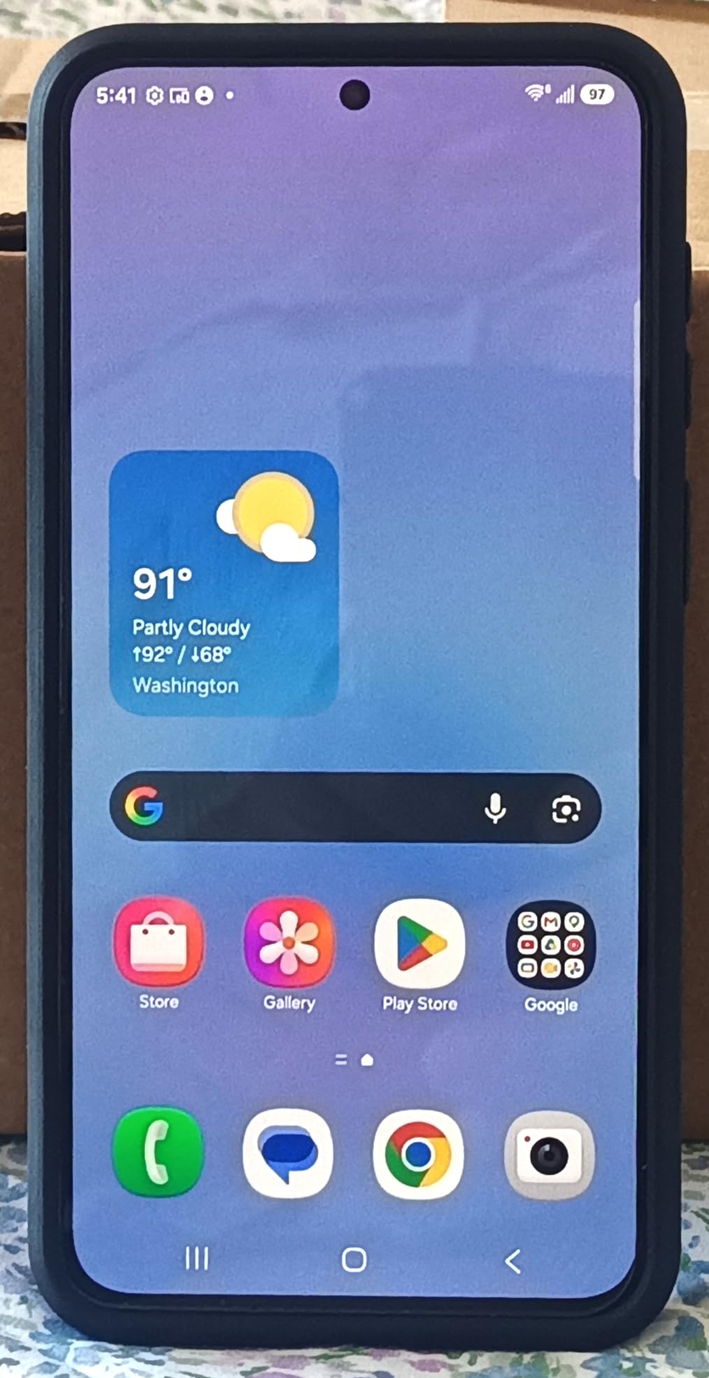 Samsung Galaxy A57 5G (2026), Unlocked Android Smartphone, 128GB, AMOLED Display, Triple Camera, IP68, 5000mAh Battery, US Version, US 1 Yr Warranty, Awesome Gray customer photo 1
