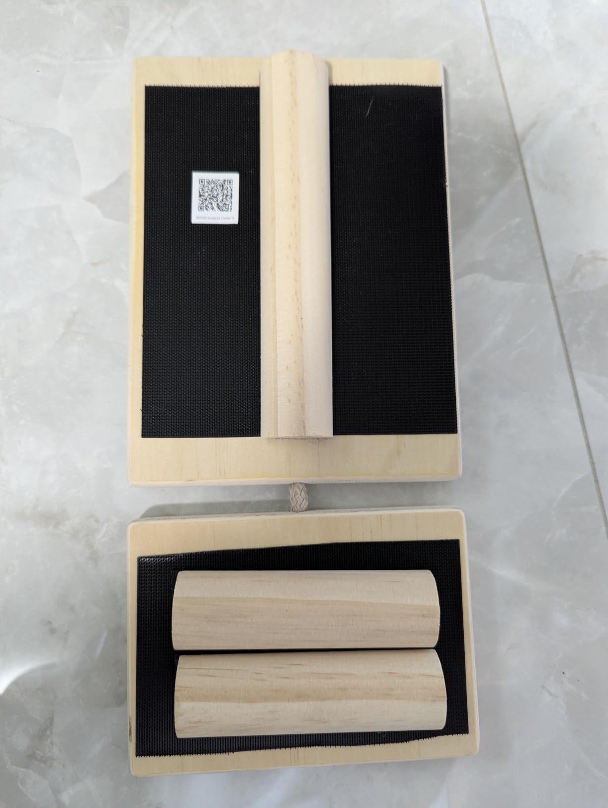 VEVOR Balance Board, 2-in-1 Wobble Board Trainer for Adults, Premium Wooden Balance Training Equipment, with Roller, Magnetic Stoppers, Storage Rack, for Core Workouts, Surf Trainer & Physical Therapy customer photo 2