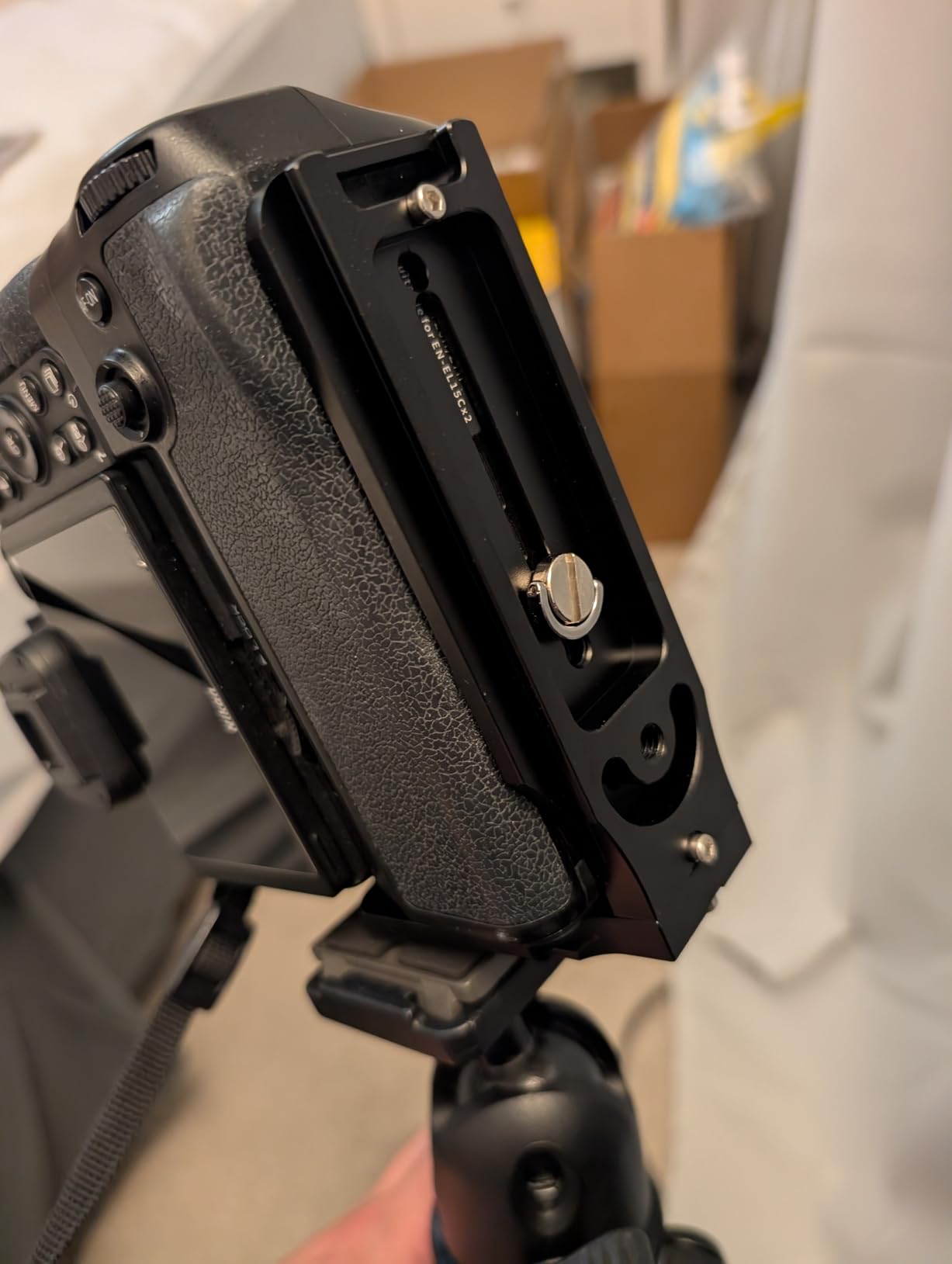 DSLR Camera L-Bracket, Vertical & Horizontal Switching Quick Release Plate, Compatible with Canon Nikon Sony DJI Osmo Ronin Zhiyun Stabilizer, Tripod & Monopod customer photo 2