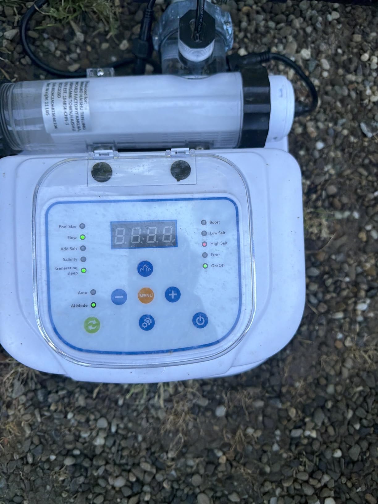 Salt Chlorine Generator, Up to 10,000 Gallons | Pool System with Auto Chlorine Calculation, Salt Level Detection & Smart Salt Addition Guidance customer photo 2