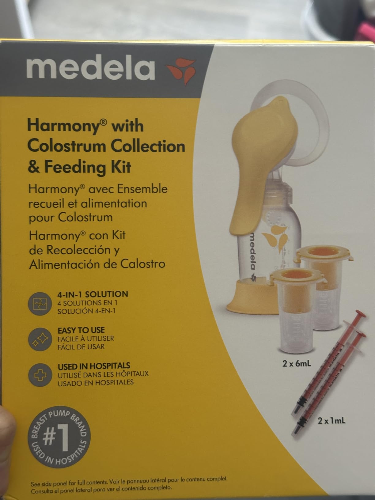 Medela Harmony Manual Breast Pump with Colostrum Collection and Feeding Kit, 4-in-1 Solution, BPA-Free customer photo 2