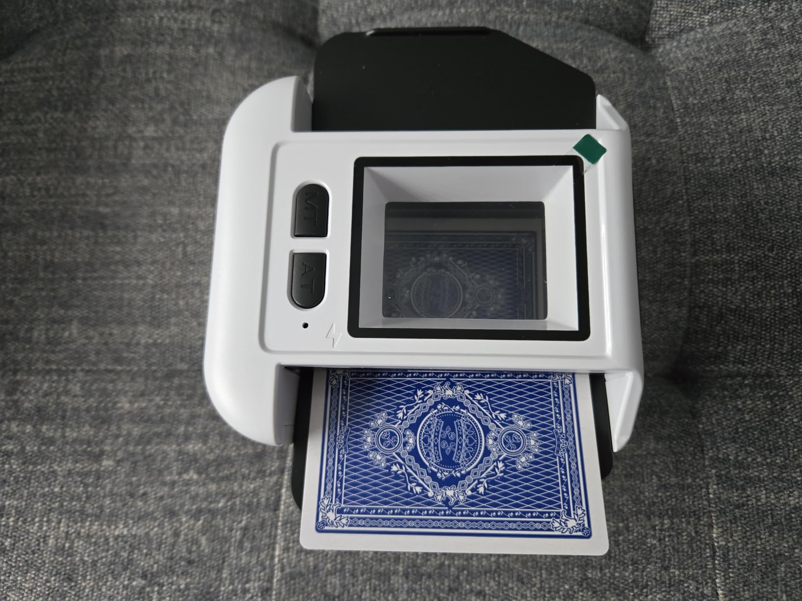 Automatic Card Shuffler, Card Shuffler Machine for 1-2 Decks | Auto/Manual Modes, USB-C Rechargeable, Compatible with UNO, Texas Hold'em Poker, Mahjong, Bridge, Rummy, Skip-Bo, Phase 10 customer photo 1