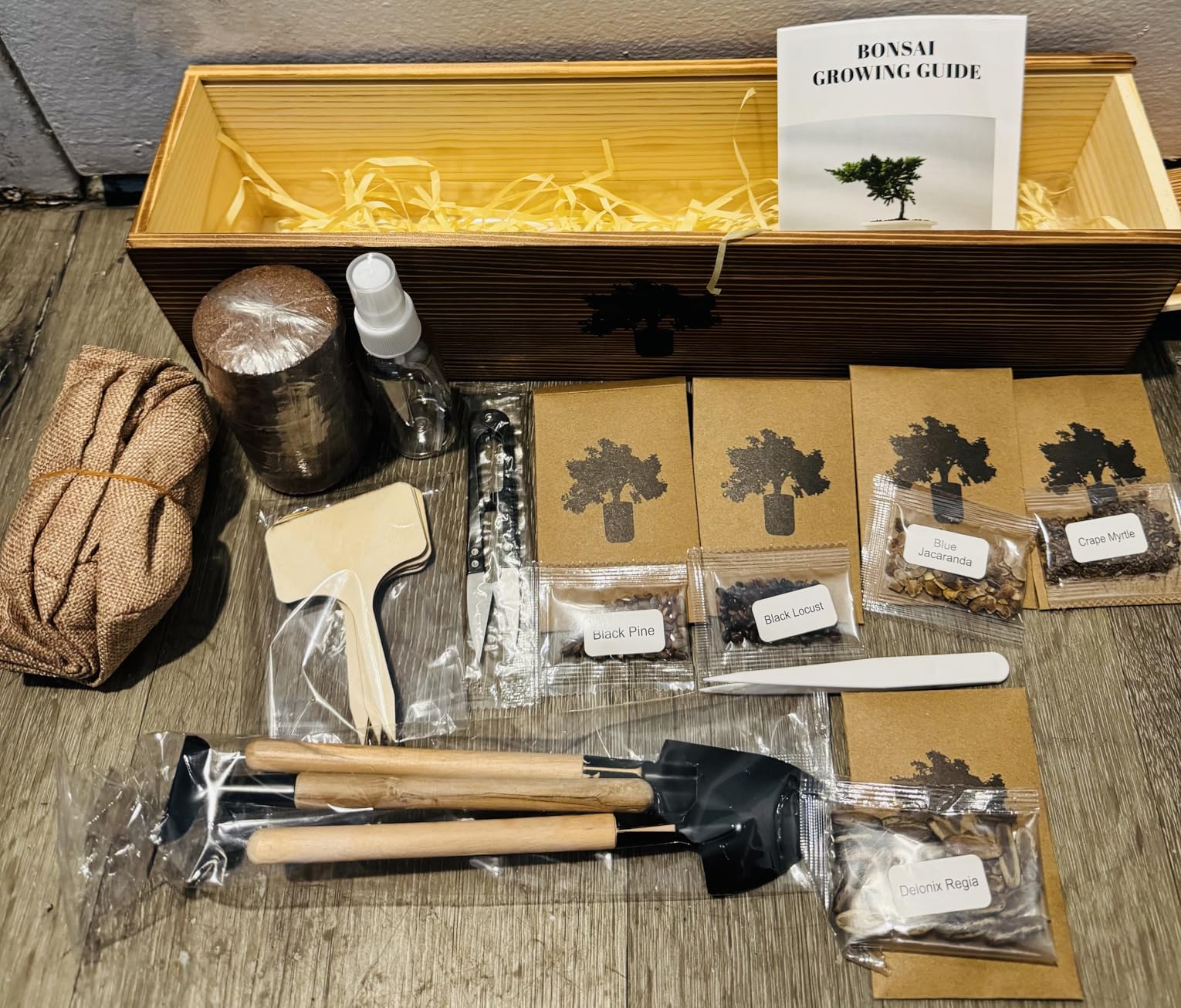 Bonsai Tree Kit - Complete Indoor Bonsai Starter Kit with 5 Unique Tree Seeds, Bonsai Tools - DIY Gardening Gift for Adults Women Men, Mom, Her, Friend (5 Bonsai Trees) customer photo 2