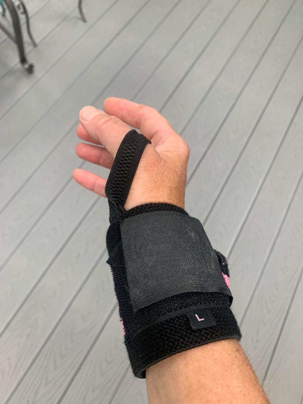 Hustle Athletics Wrist Wraps for Weightlifting, USPA-Approved 18