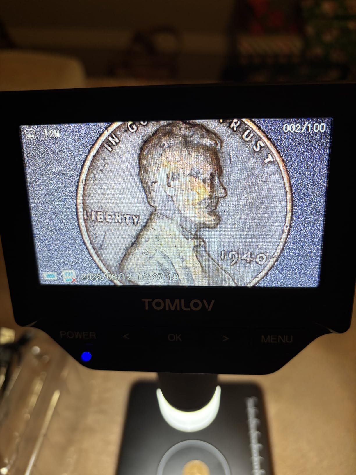 TOMLOV DM4W Max Coin Microscope with Weighing Scale, 7