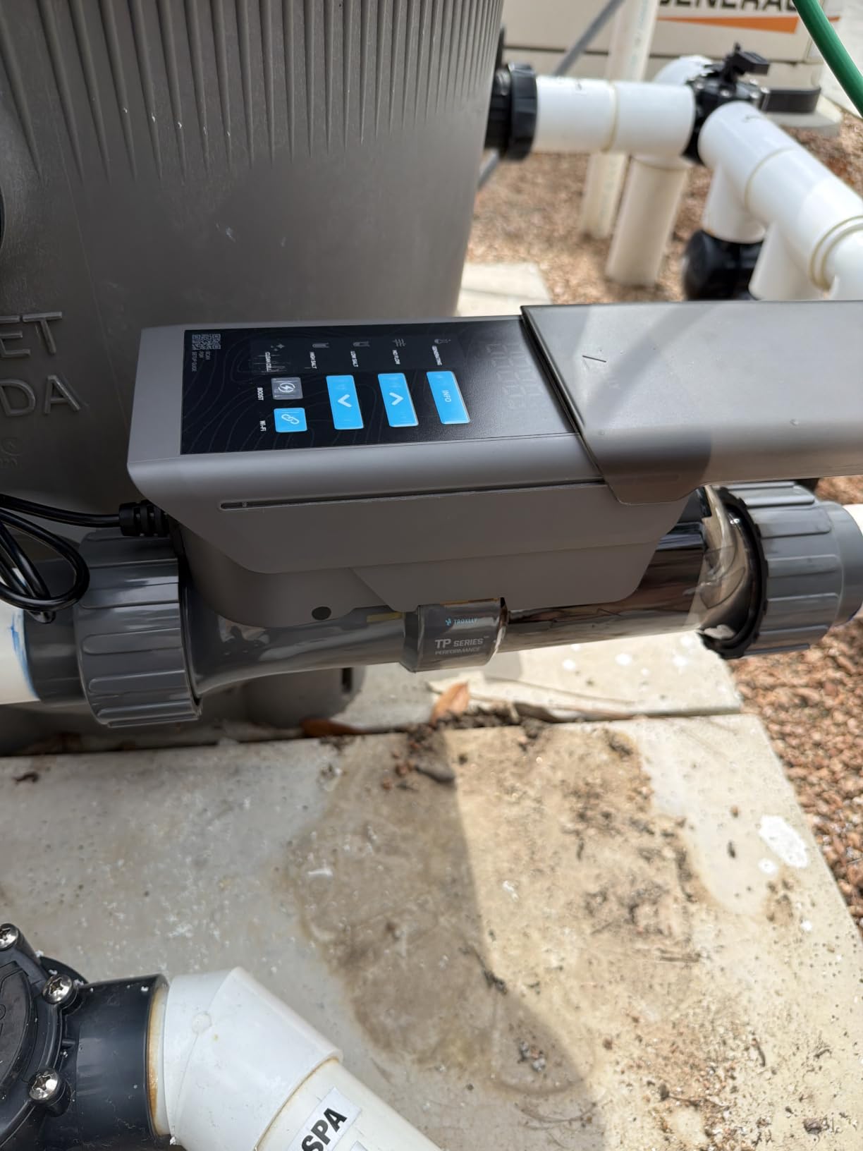 TP30 Salt Chlorine Generator for Pools up to 40,000 Gallons, Smart Salt Chlorinator with App Monitoring, ETL Listed, Auto Reverse Polarity Cell, Standard Plumbing Fit customer photo 2