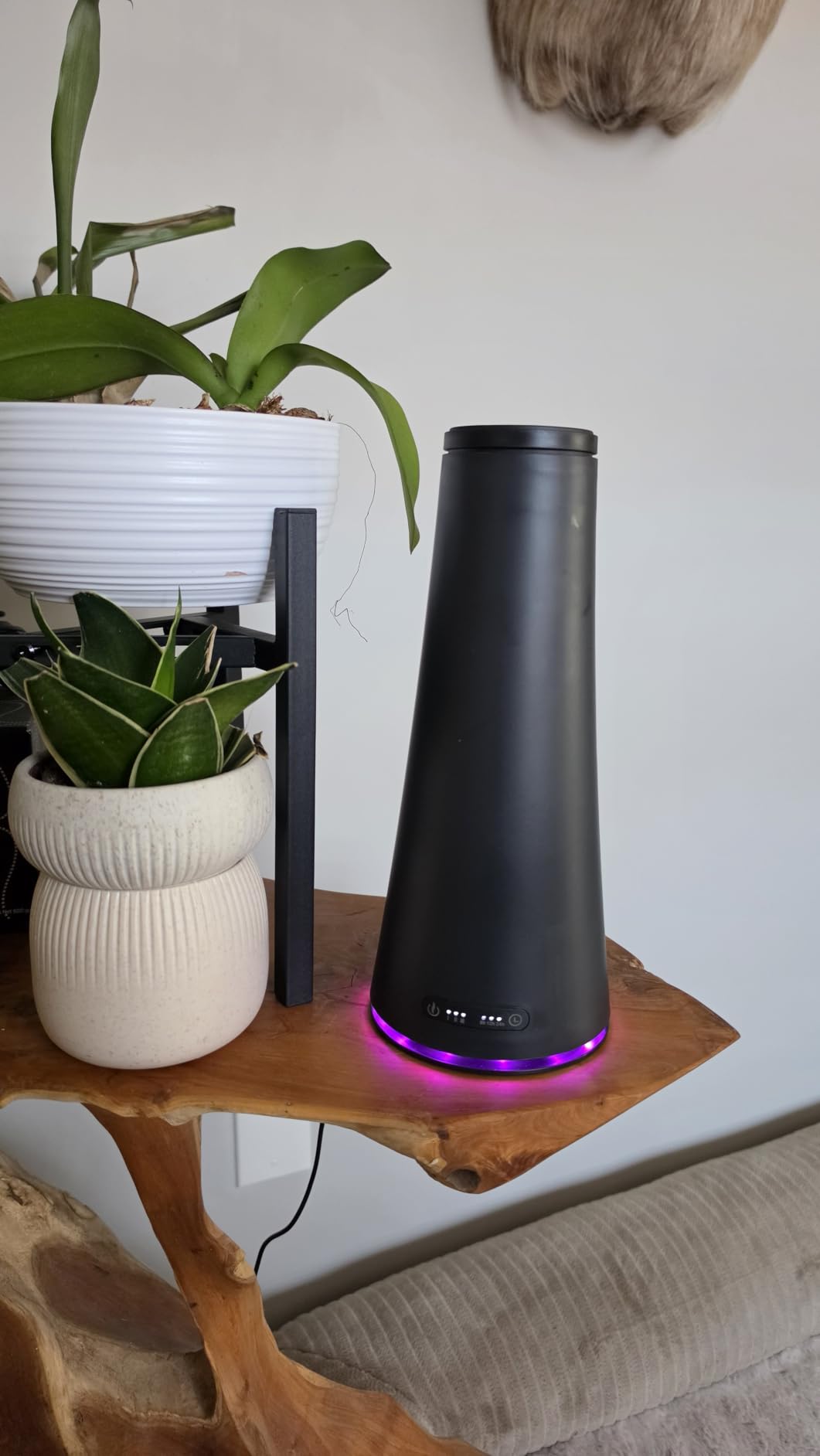 Scent Diffuser Starter Kit, Hotel Diffuser with 6 Essential Oils, Waterless Essential Oil Diffuser Large Room Up to 2000 Sq.Ft, Air Diffusers for Home and Office, Cold Air Aromatherapy Diffuser(Black) customer photo 2