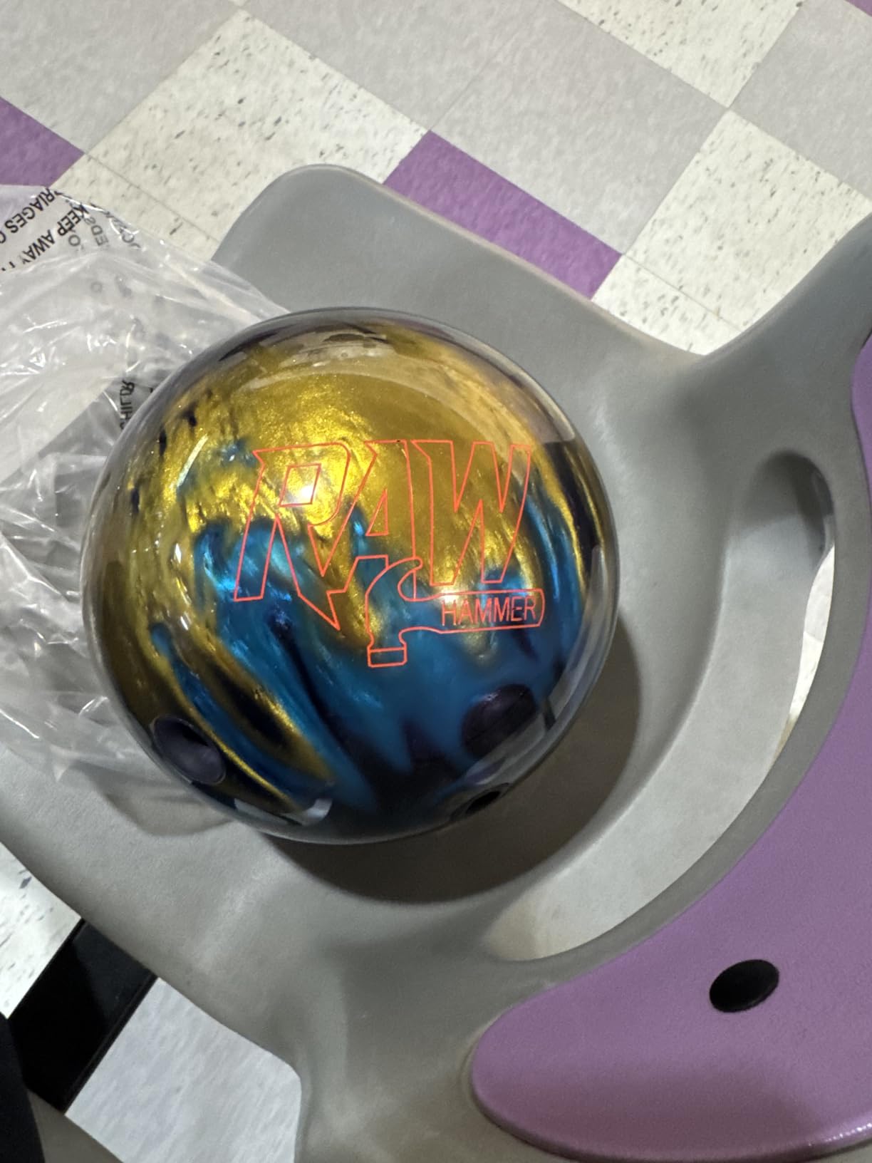 Hammer Raw Bowling Ball customer photo 2