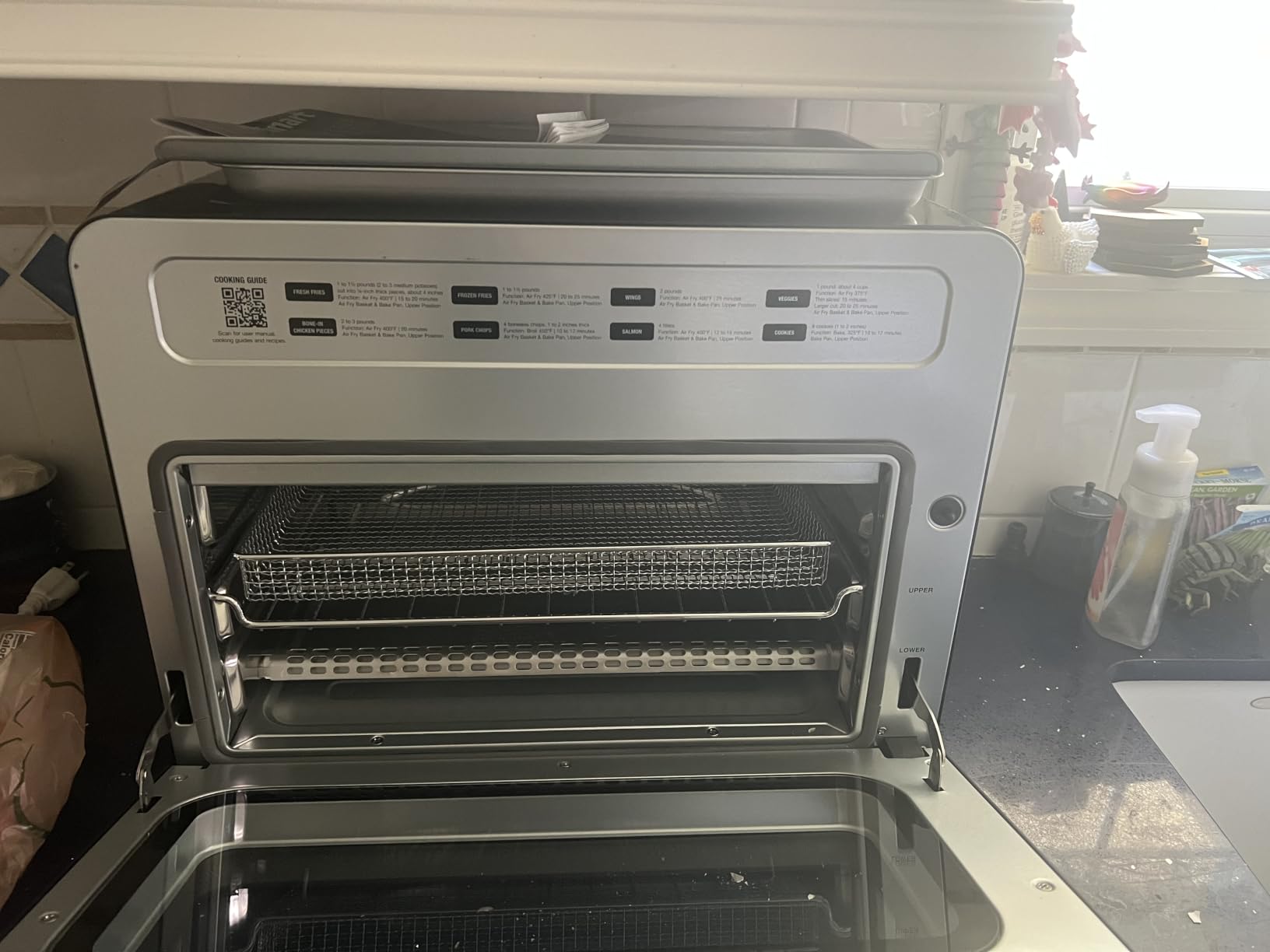 Cuisinart Digital Air Fryer Toaster Oven, 10-in-1, Family-Size Capacity | Air fryer toaster oven combo with 6 cooking functions, 4 presets, and a glass viewing window, fits a 4-lb. chicken, TOA-100 customer photo 2