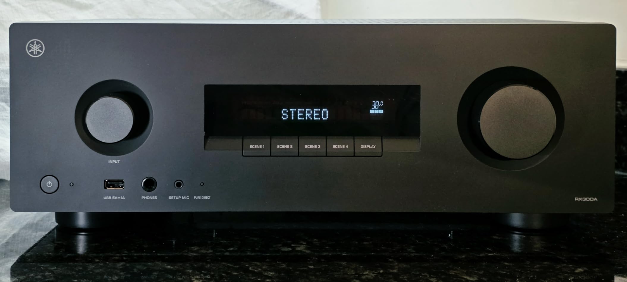 Yamaha RX300A 5.2-Channel Home Theater AV Receiver with Dolby Atmos, 4K120/8K HDMI and Bluetooth Multipoint (Black) customer photo 2