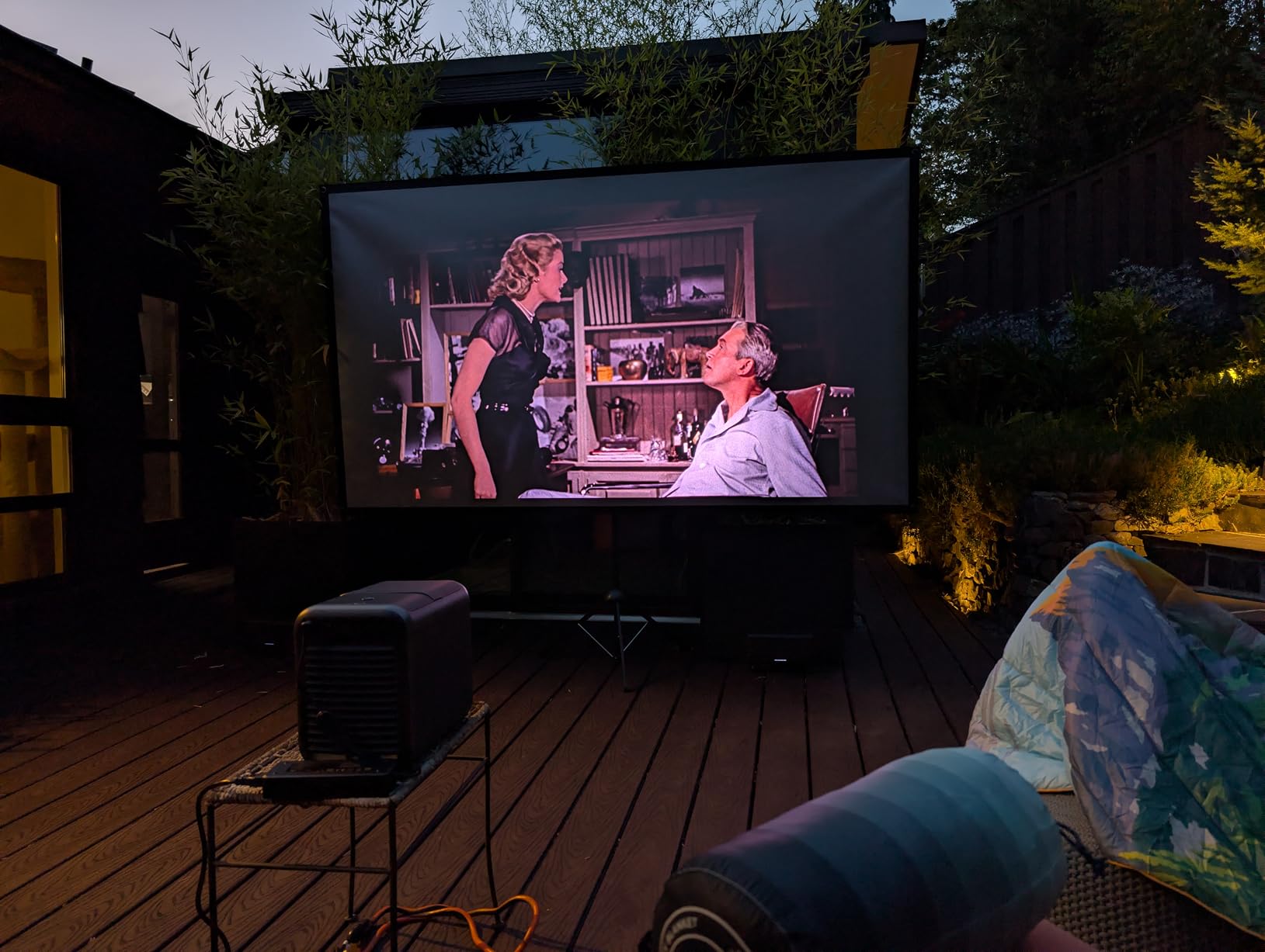 Nebula X1S 4K Triple Laser Projector, 6,000 ANSI Lumens, 56,000:1 Dynamic Contrast, 14-Element All-Glass Lens, 40W Dolby Audio, Optical Zoom, AI Spatial Adaptation, Google TV, Dolby Vision customer photo 1