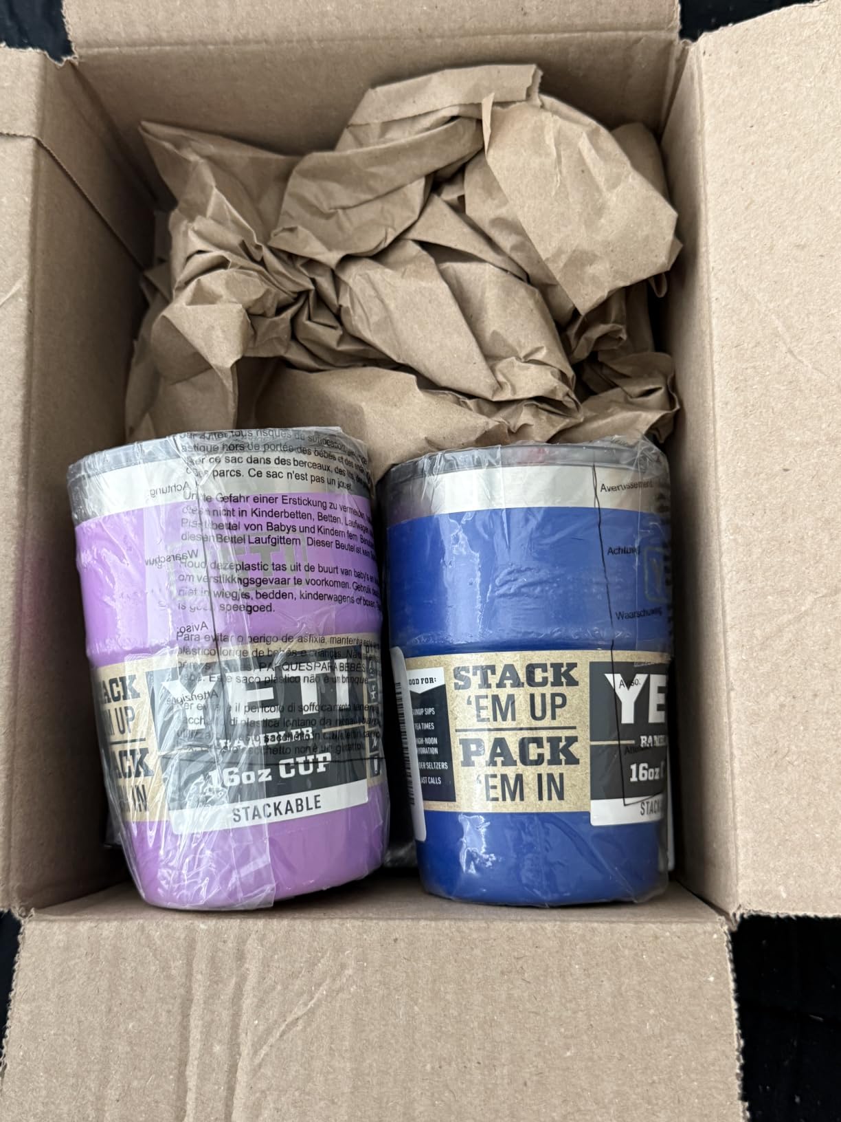 YETI Rambler 16 oz Stackable Tumbler, Vacuum Insulated, Stainless Steel with MagSlider Lid | Stackable customer photo 1