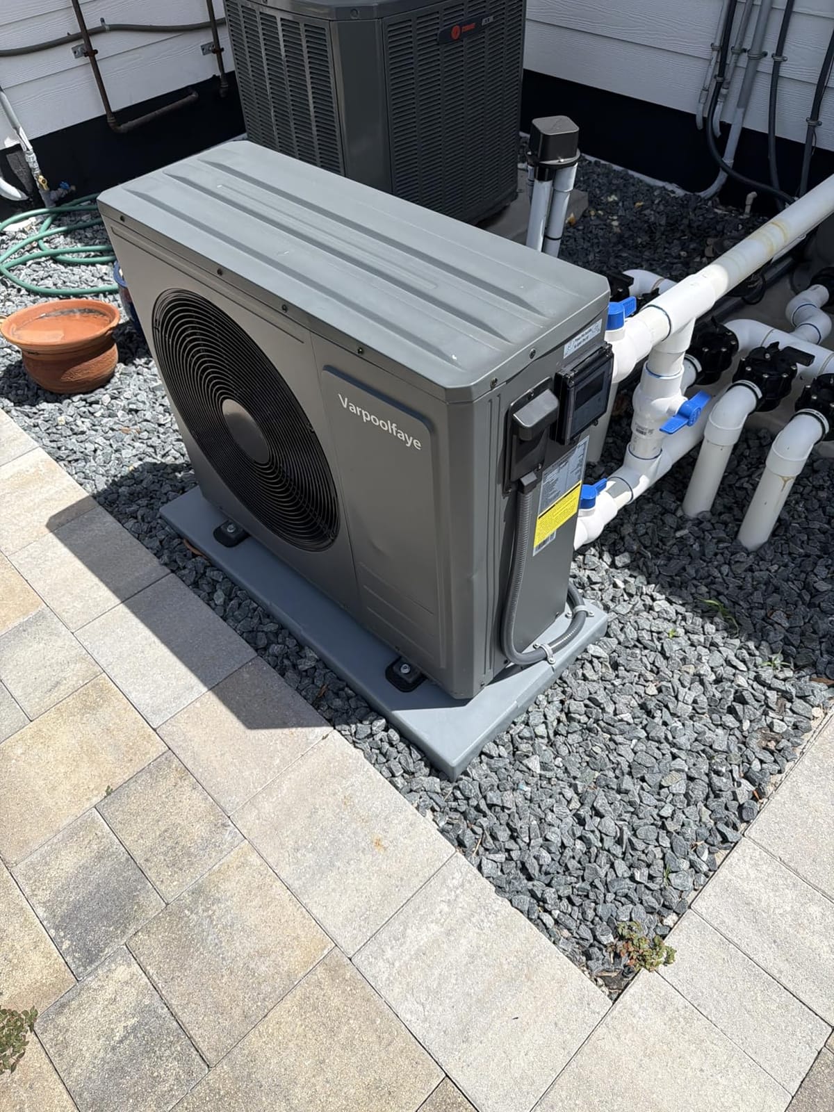 16000BTU Swimming Pool Heat Pump Up to 5000 Gallons 110v | Utilizes Air-source Tech, Pool Heater For Above Ground Pools With COP4.3 Offer Energy-efficient Heating and Cooling Solution customer photo 1
