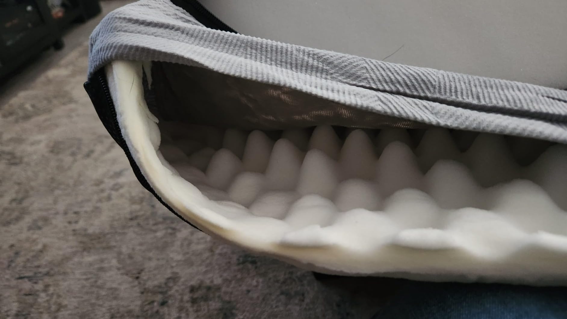 JOEJOY Chew Proof Indestructible Dog Bed for Large Dog, Chewproof Crate Pad customer photo 1