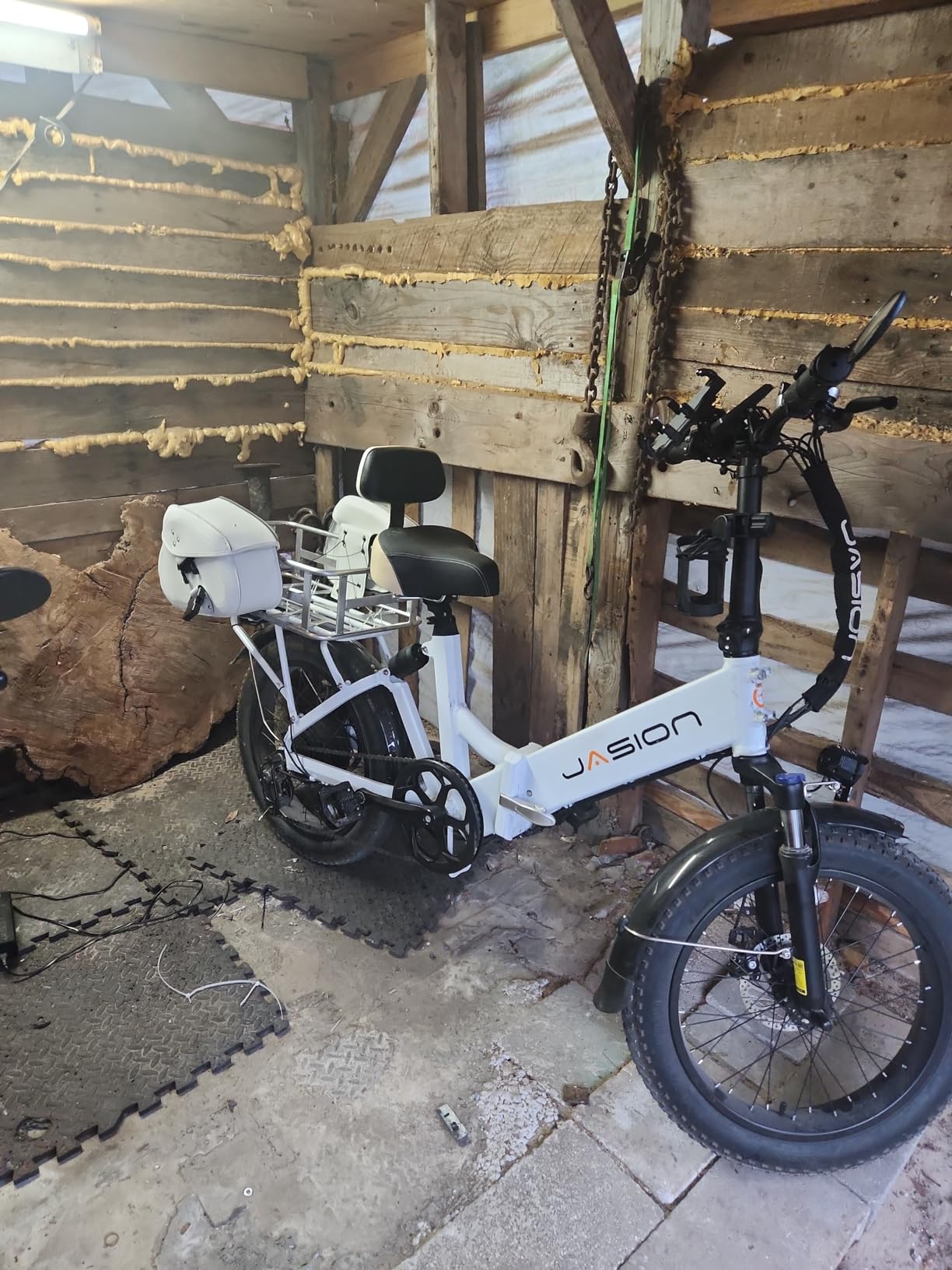 Jasion Thunder/PRO/ST Electric Bike, 2000W/1800W Peak Ebikes for Adults, 26''Fat Tire Best Ebike for Men, 90/80 Miles with 1040Wh/864Wh Battery, 35/30+MPH Max Speed Bicycles, 500/400LB Capacity, Patent customer photo 1