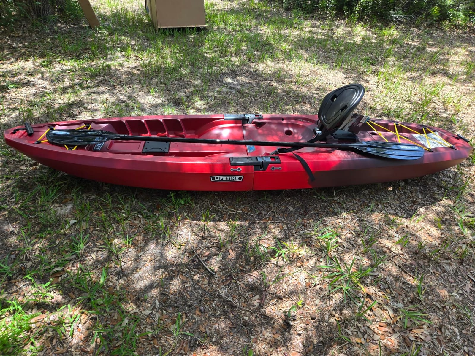 Lifetime Lockport 94 Modular Sit-on-Top Kayak with Paddle, Two-Piece Design with SlideLock System, Rod Holders, Adjustable Seat customer photo 2