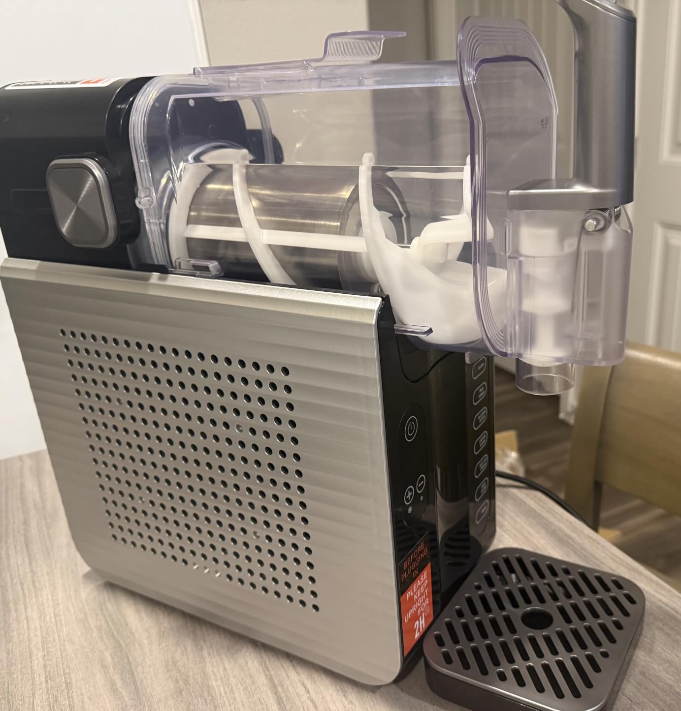 LIFECREEK 88oz Slushie Machine, No-Ice Frozen Drink Maker | One-touch frozen drink maker with 7 presets and auto-clean for slushies, margaritas, milkshakes, and frappes. customer photo 1