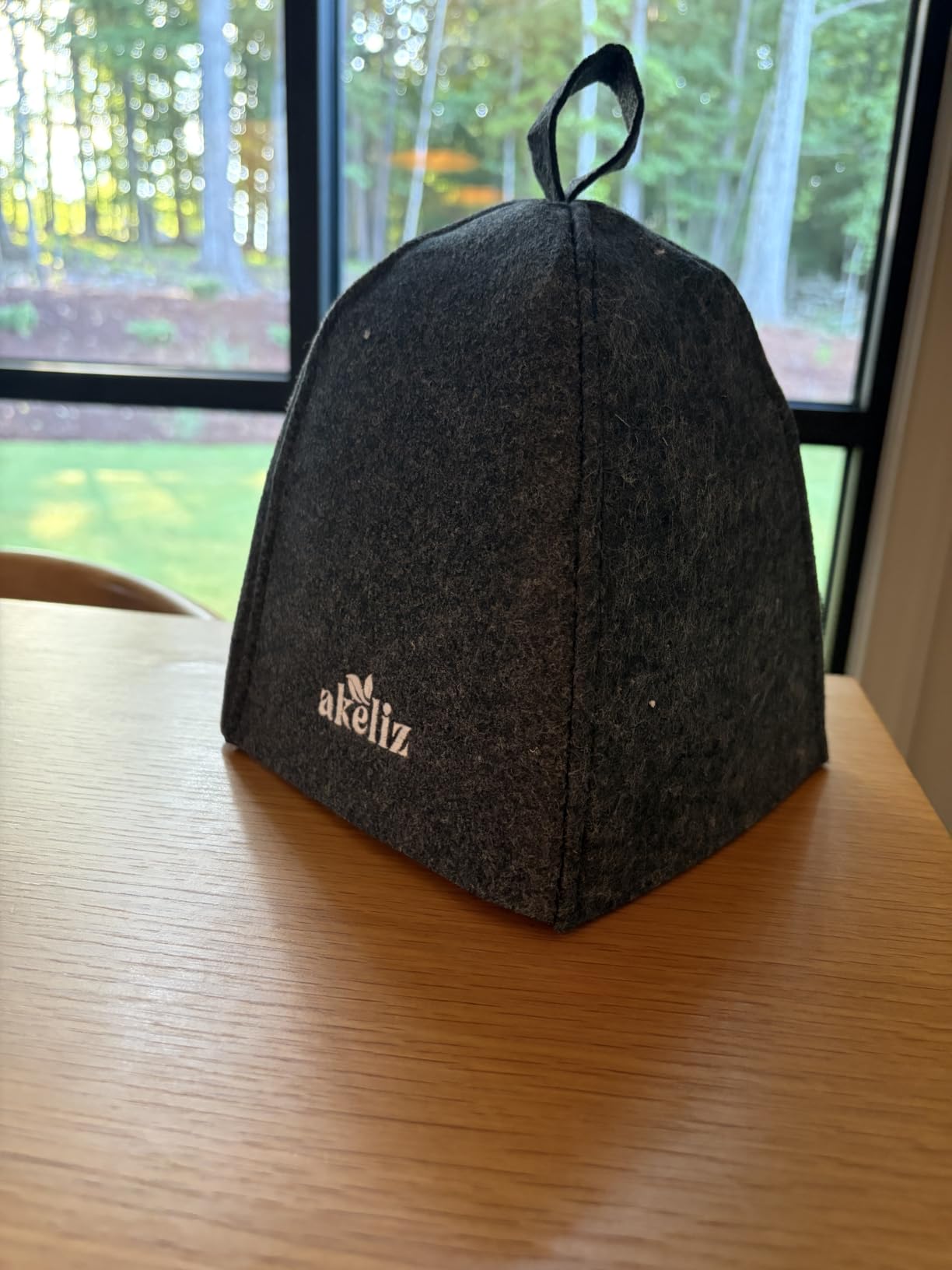 100% Wool Sauna Hat for Women Men, Felt Banya Cap, Sauna Accessories customer photo 1