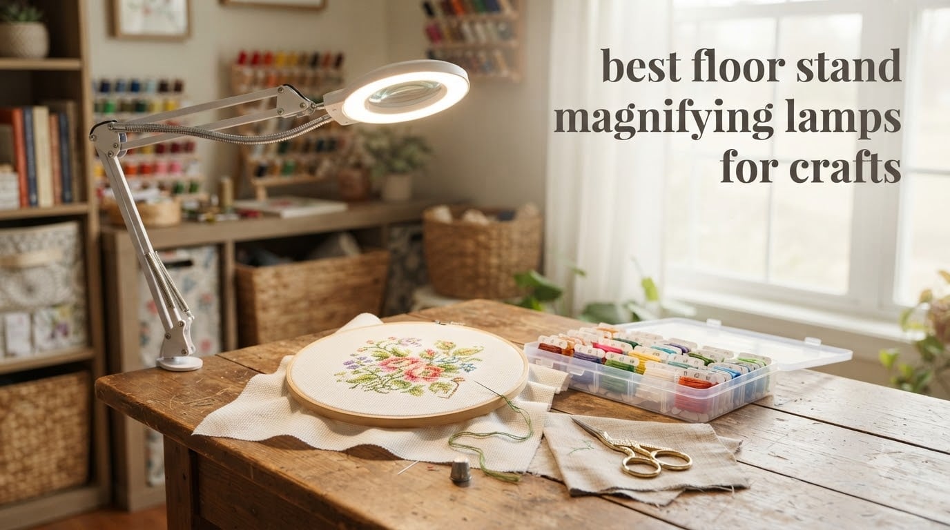 best floor stand magnifying lamps for crafts